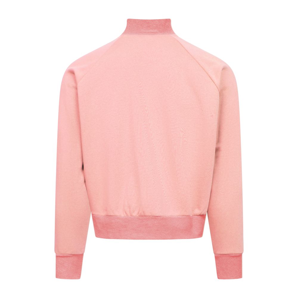 Damen Sweatshirt mit Half-Zip Pink