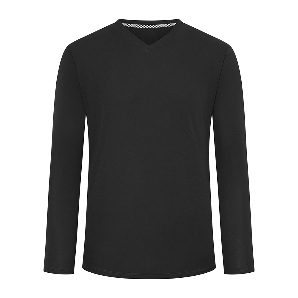 Herren Langarm-Tanzshirt mit V-Ausschnitt RU5803 Herren Langarm-Tanzshirt mit V-Ausschnitt RU5803