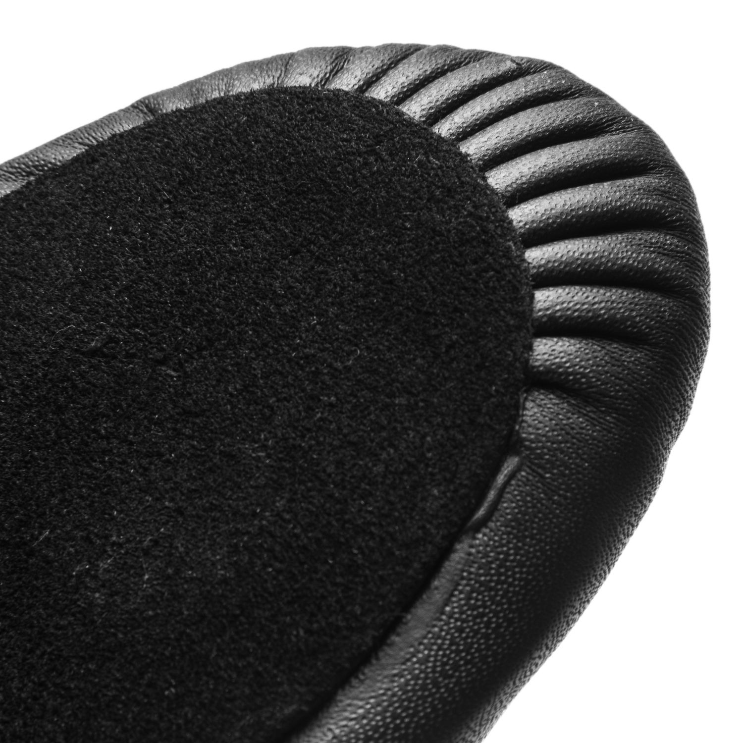 Jazzschuhe Basic I aus Leder mit geteilter Chromledersohle schwarz 