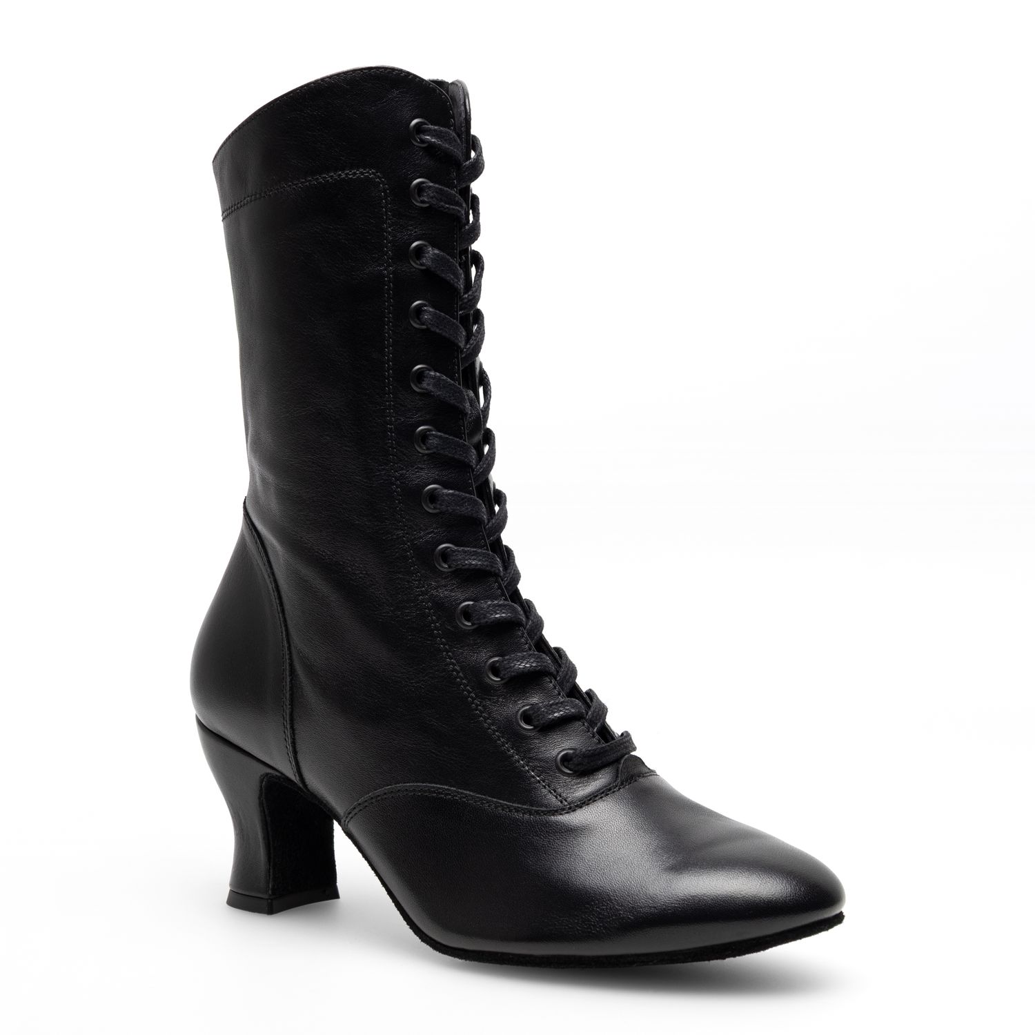 Tanzstiefel mit Absatz 5,5 cm Schwarz