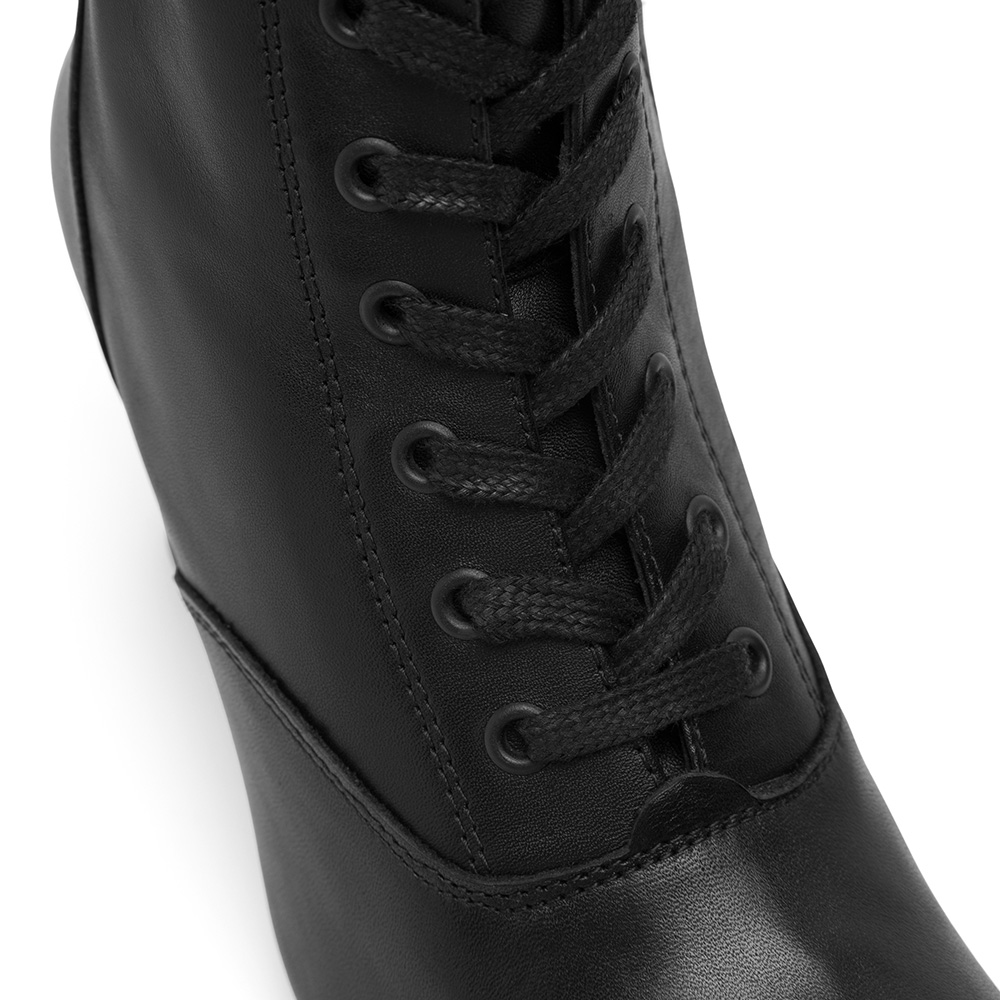 Ruby Can Can Stiefel aus Leder 2318 Can Can Stiefel schwarz