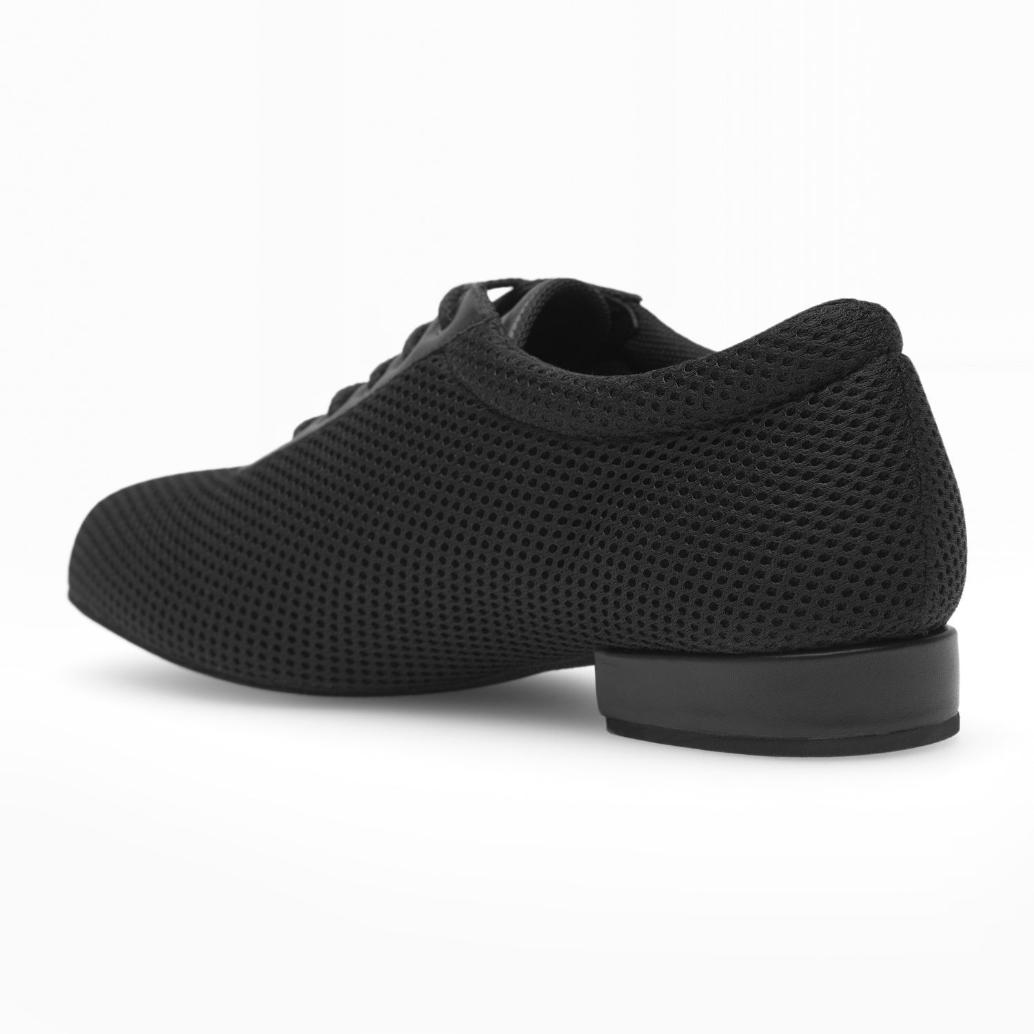 Schwarzer Damen Trainerschuh zum Schnüren mit 2,0cm hohem Absatz