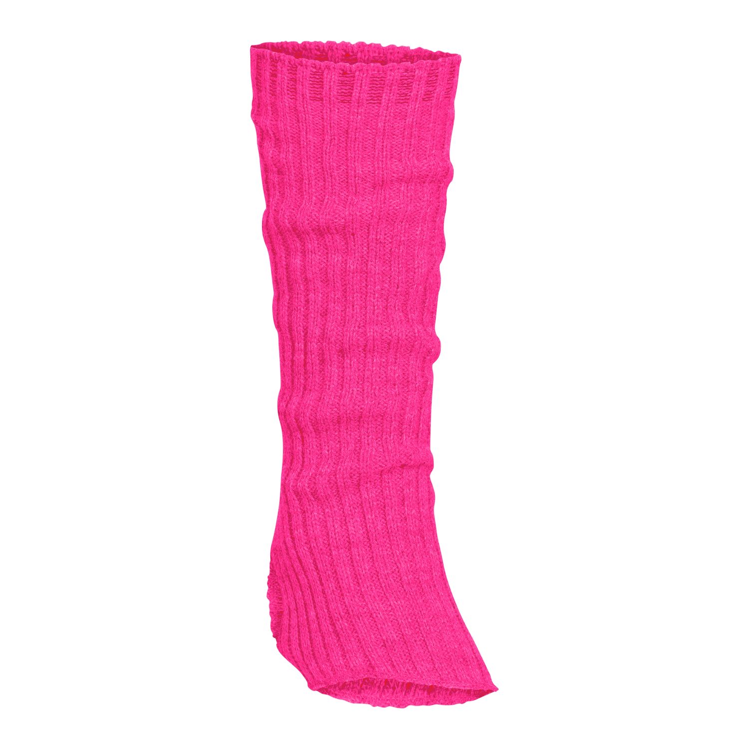 Stulpen mit Fersenloch Länge ca. 40 cm hot pink 