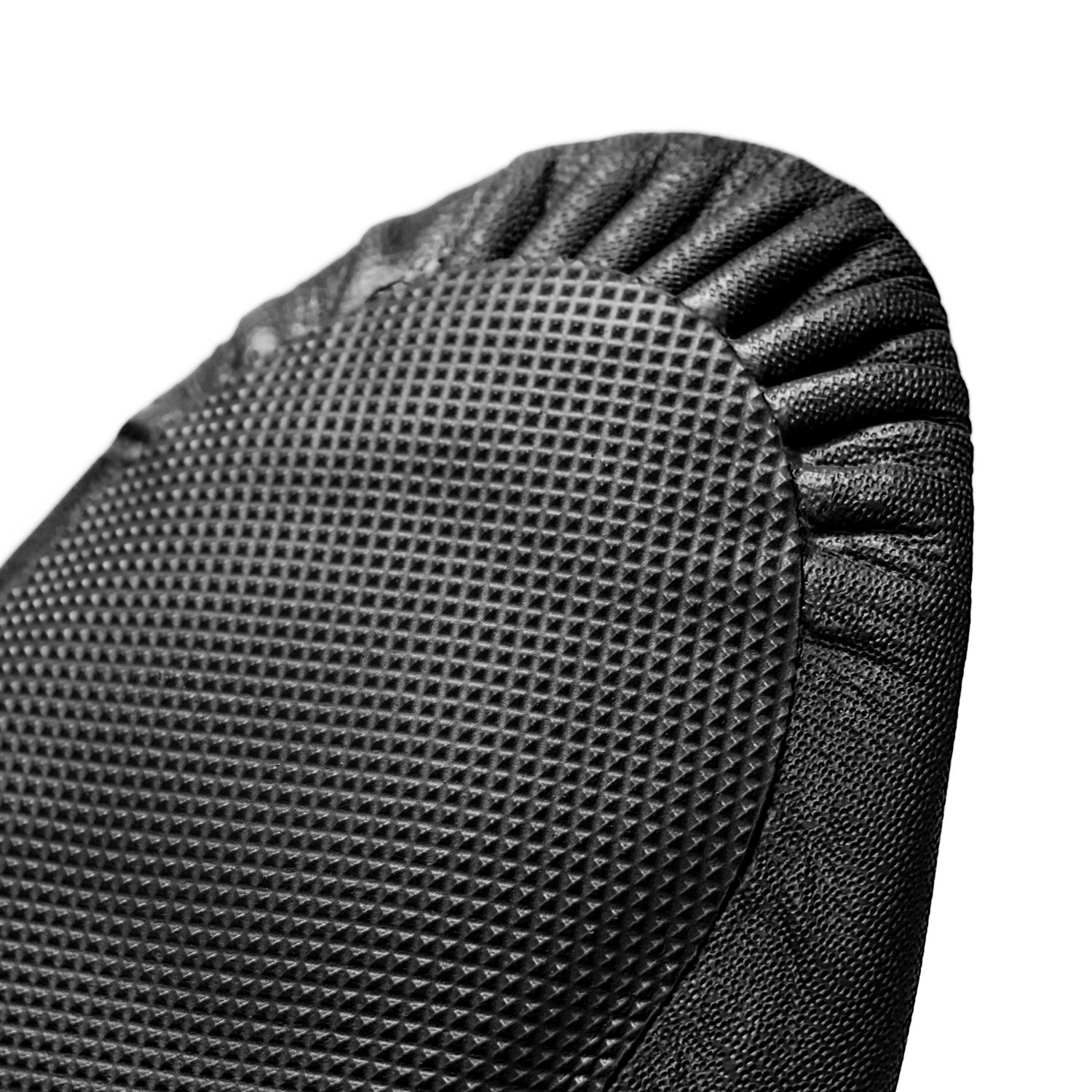 Jazzschuhe aus Leder mit geteilter Gummisohle JZE09 Jazzschuhe aus Leder mit geteilter Gummisohle Schwarz