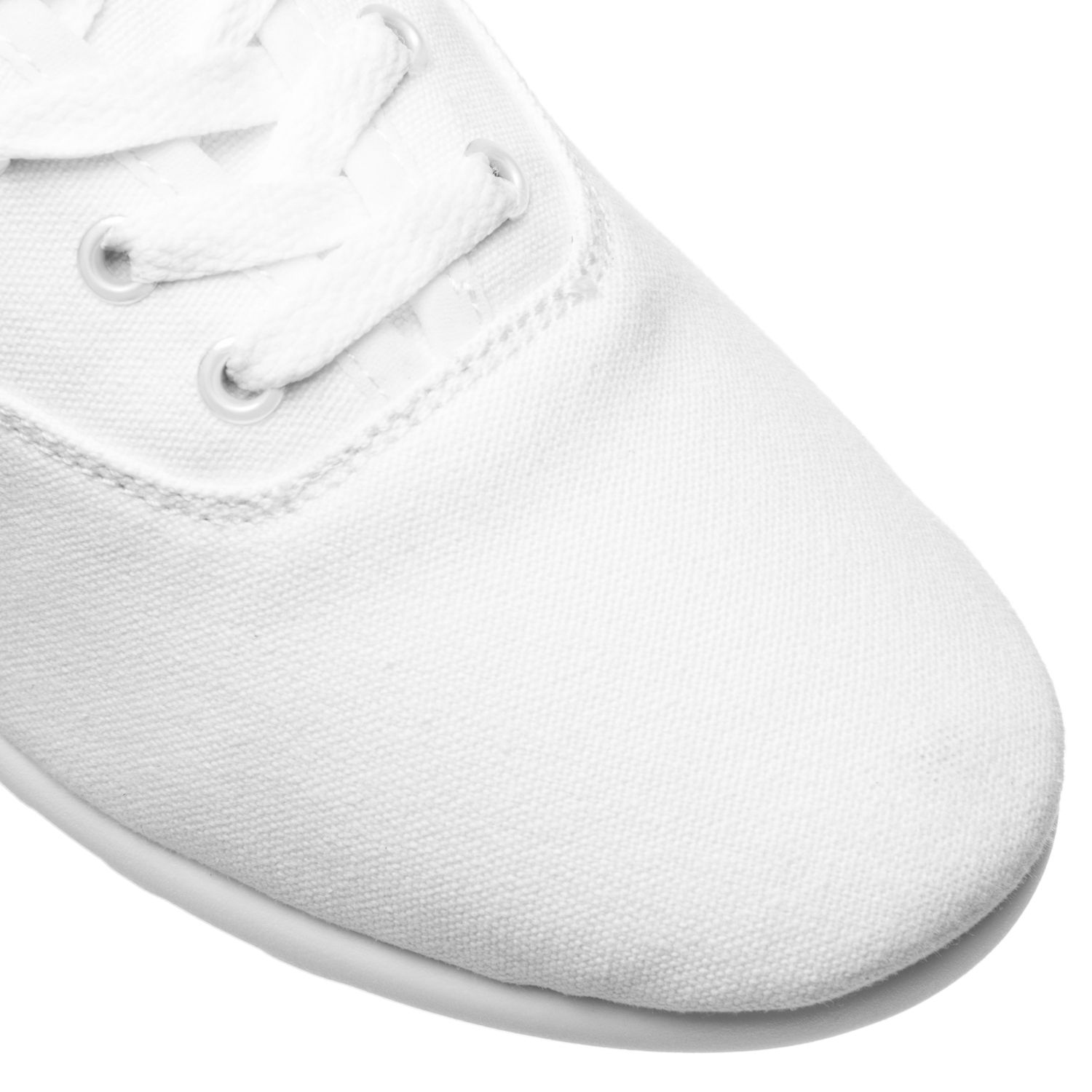 Bee Tanzsneaker vegan aus Leinen mit geteilter Kunststoffsohle weiß