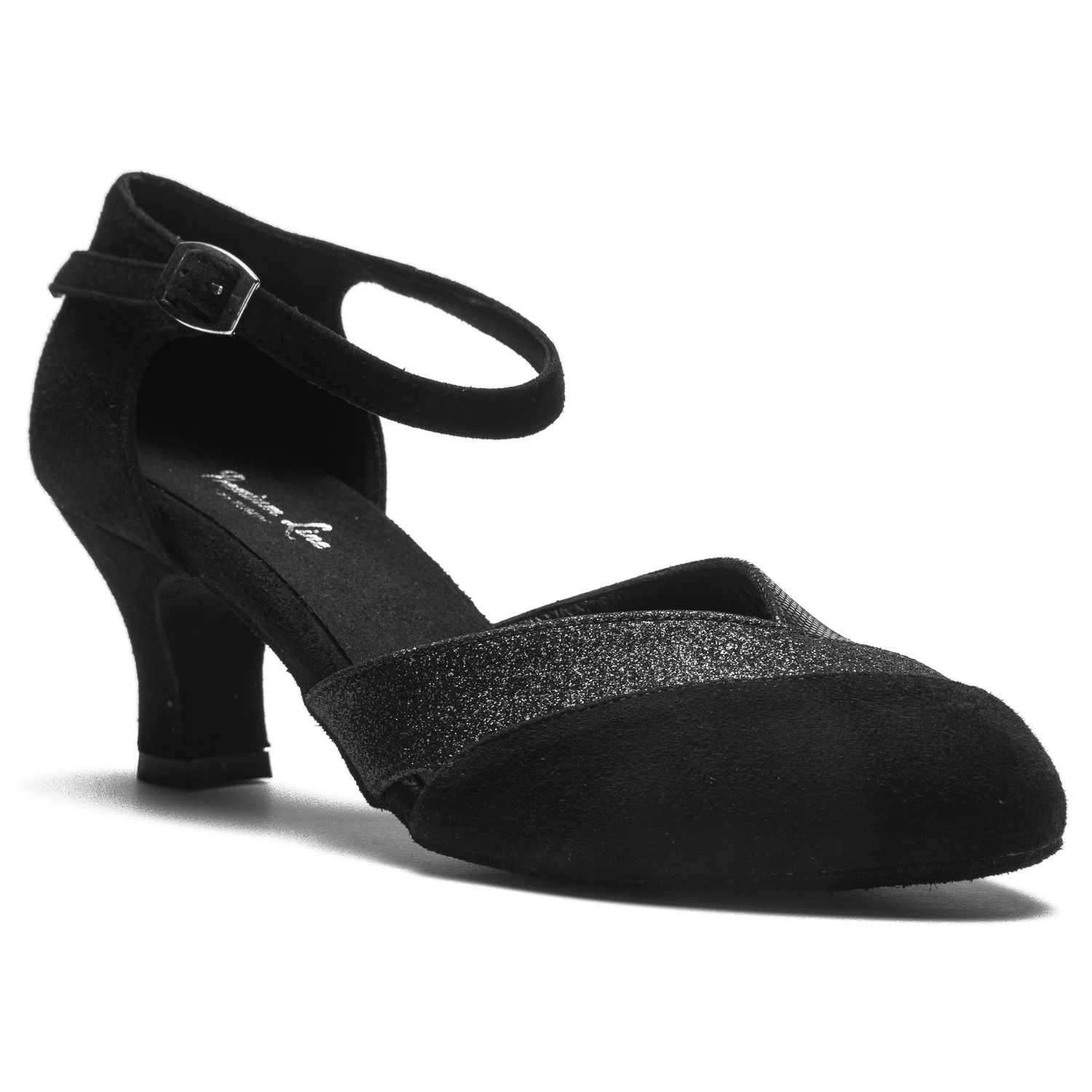 Damen-Tanzschuh mit Python- und Glitzer Optik 9268