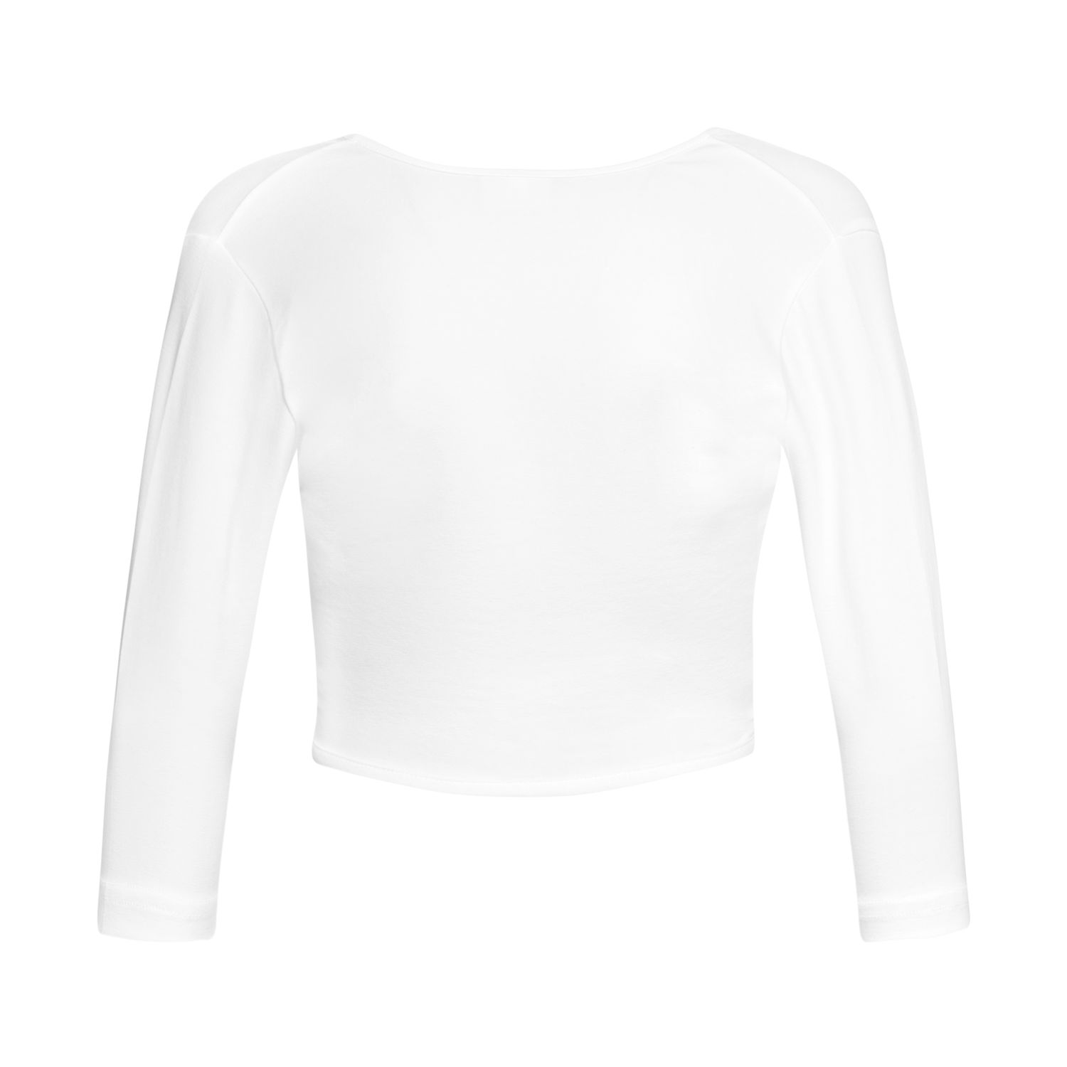 Damen und Kinder Wickeljacke weiß