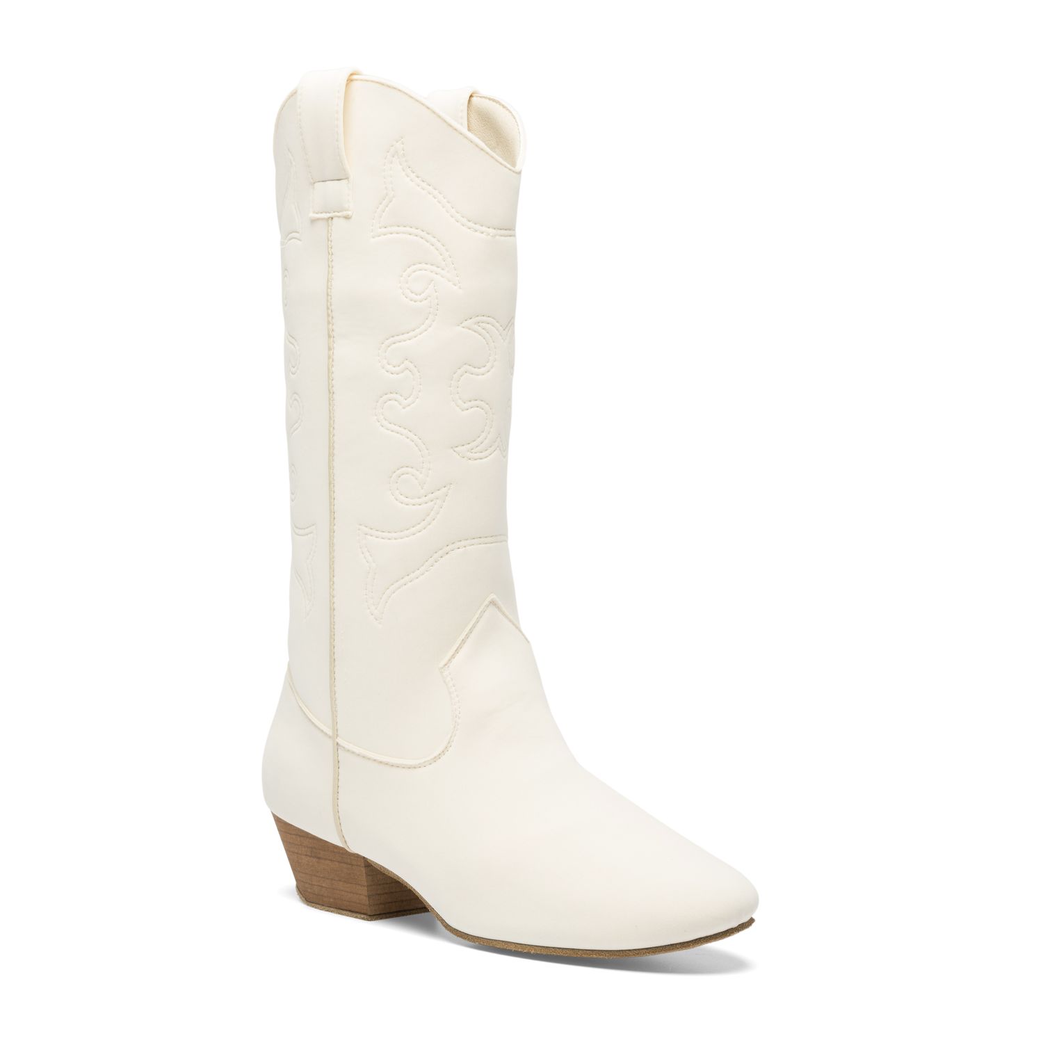Cody Line Dance Stiefel aus Stretchgewebe (Lycra) mit Chromledersohle beige