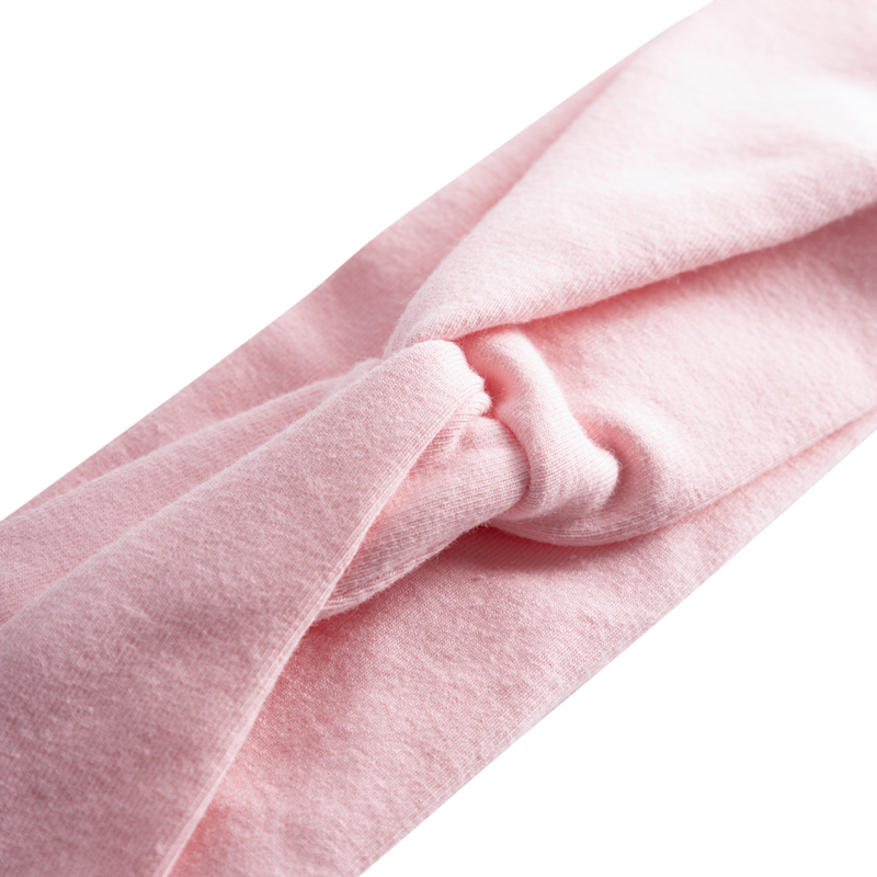 Breites Haarband mit Knoten-Design Pink