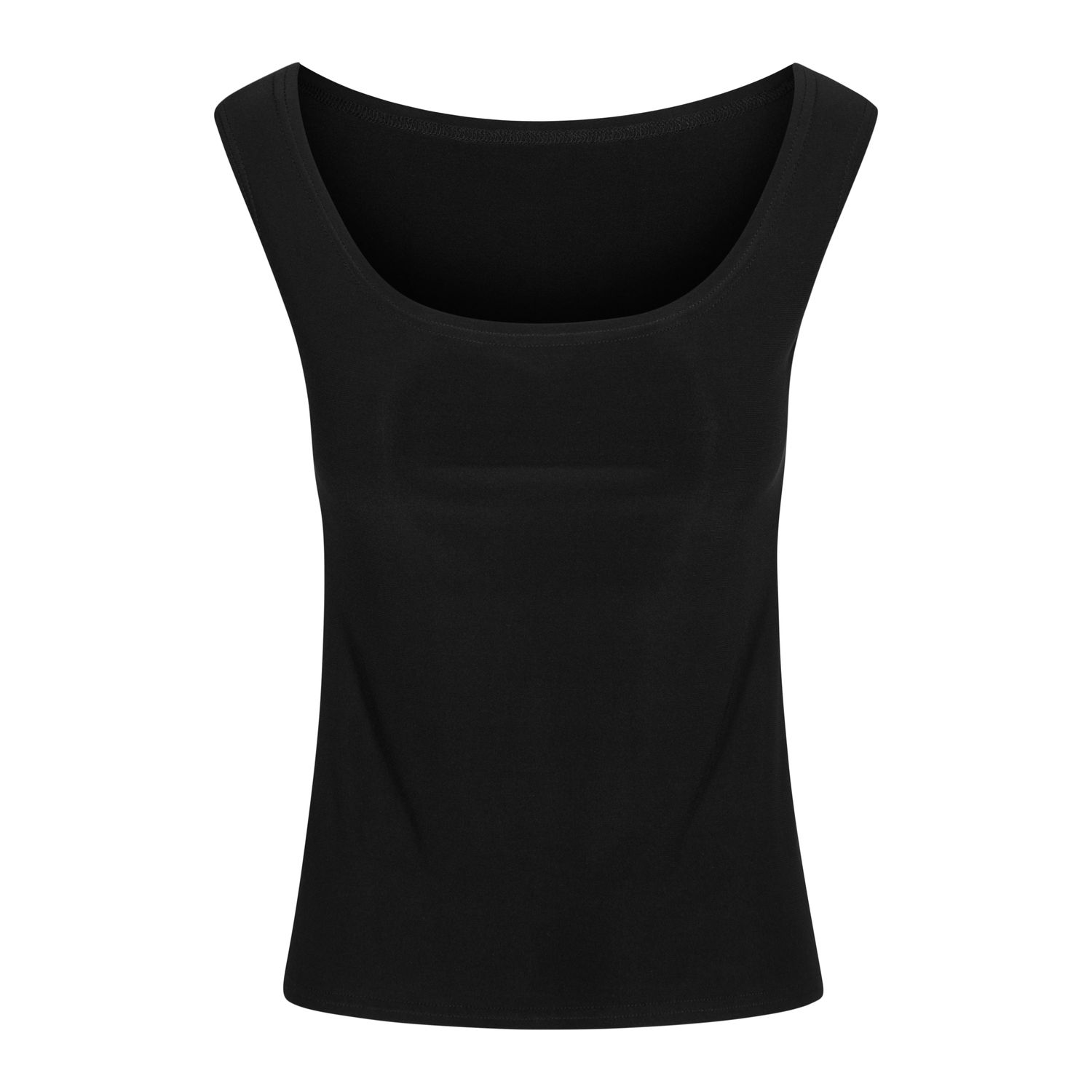 Damen Tanz-Top mit breiten Trägern Schwarz