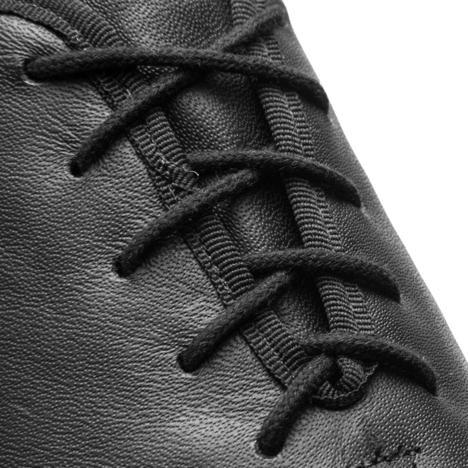 Jazzschuhe Basic I aus Leder mit geteilter Chromledersohle schwarz 