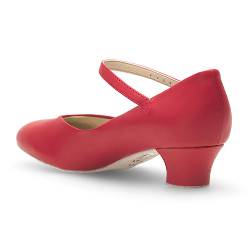 Damen Charakterschuhe Rot