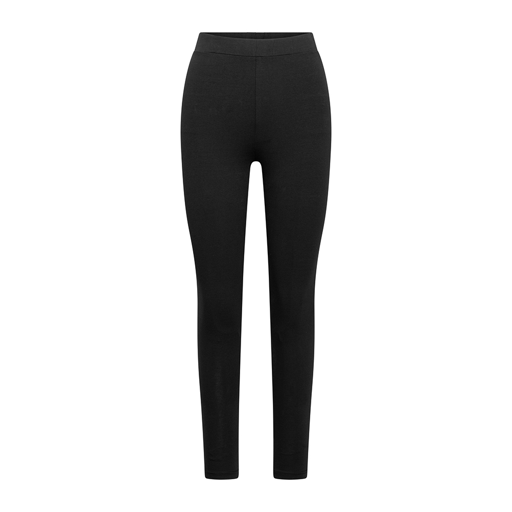 Damen Leggings aus Baumwolle Schwarz