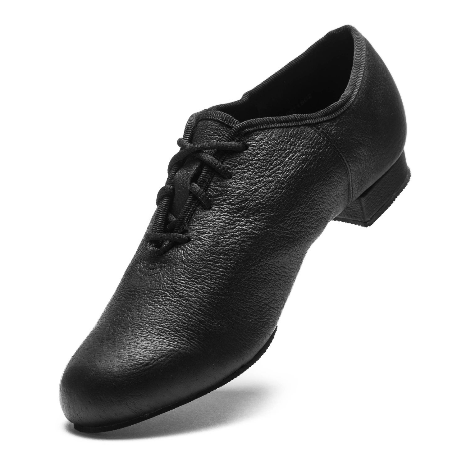 5th Avenue Jazzschuhe aus Leder mit geteilter Gummisohle schwarz 