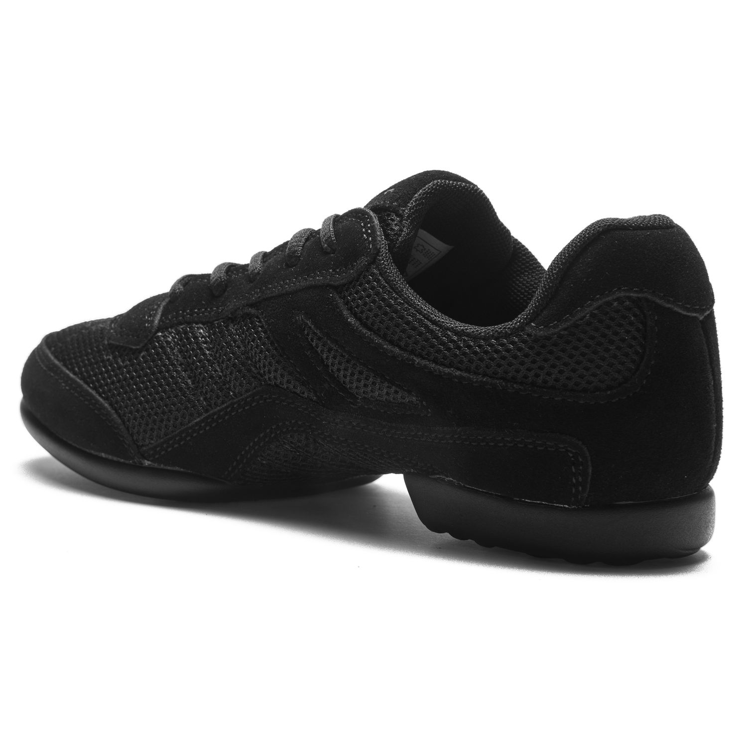 Tanzsneaker Samba geteilte Sohle schwarz