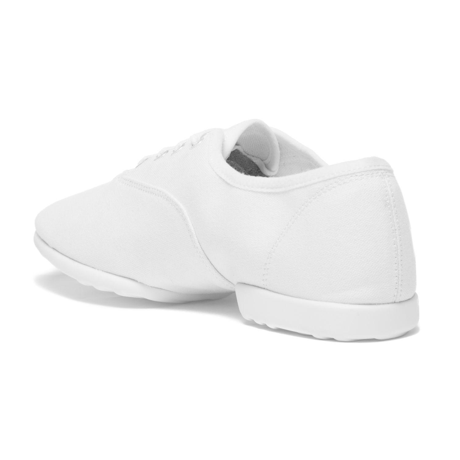 Bee Tanzsneaker vegan aus Leinen mit geteilter Kunststoffsohle weiß