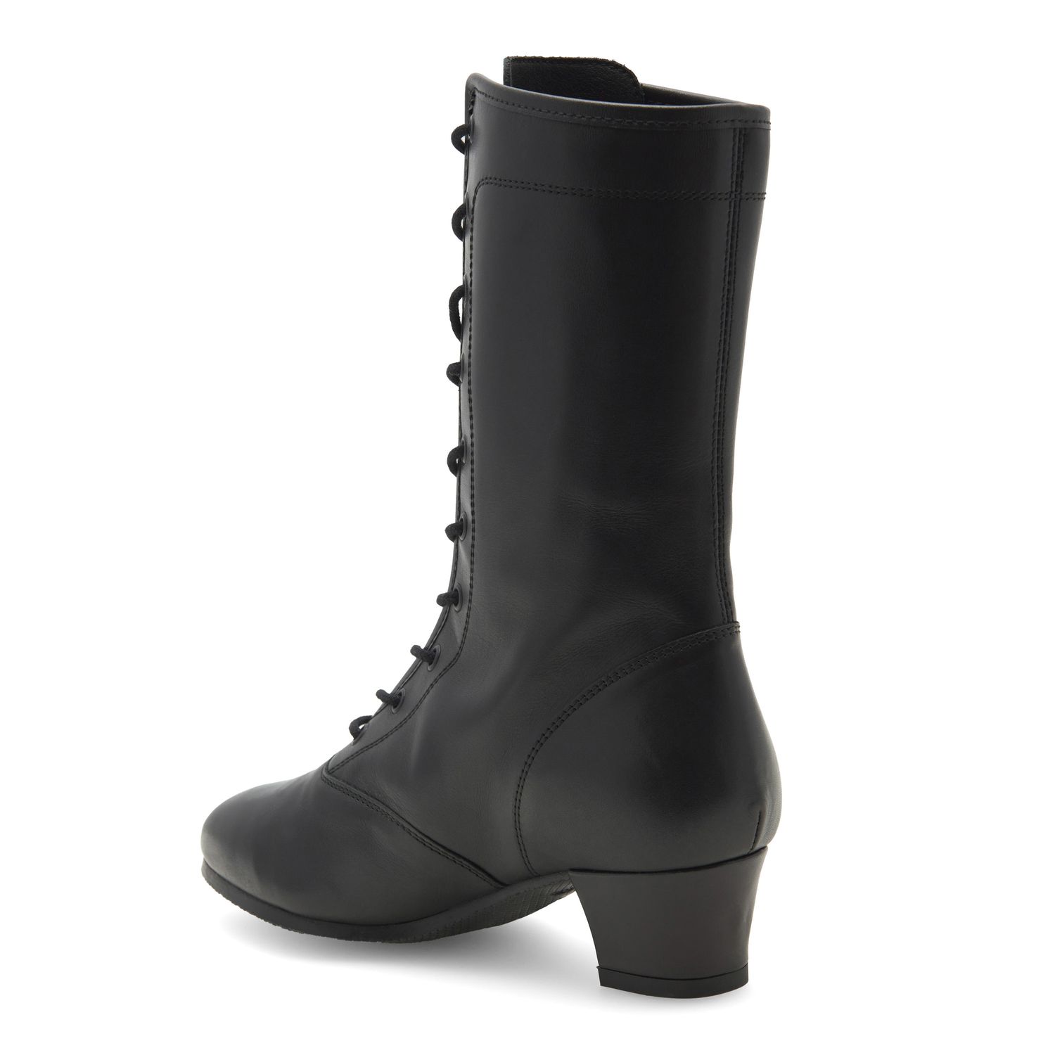 Tanzstiefel aus Leder mit Gummisohle
