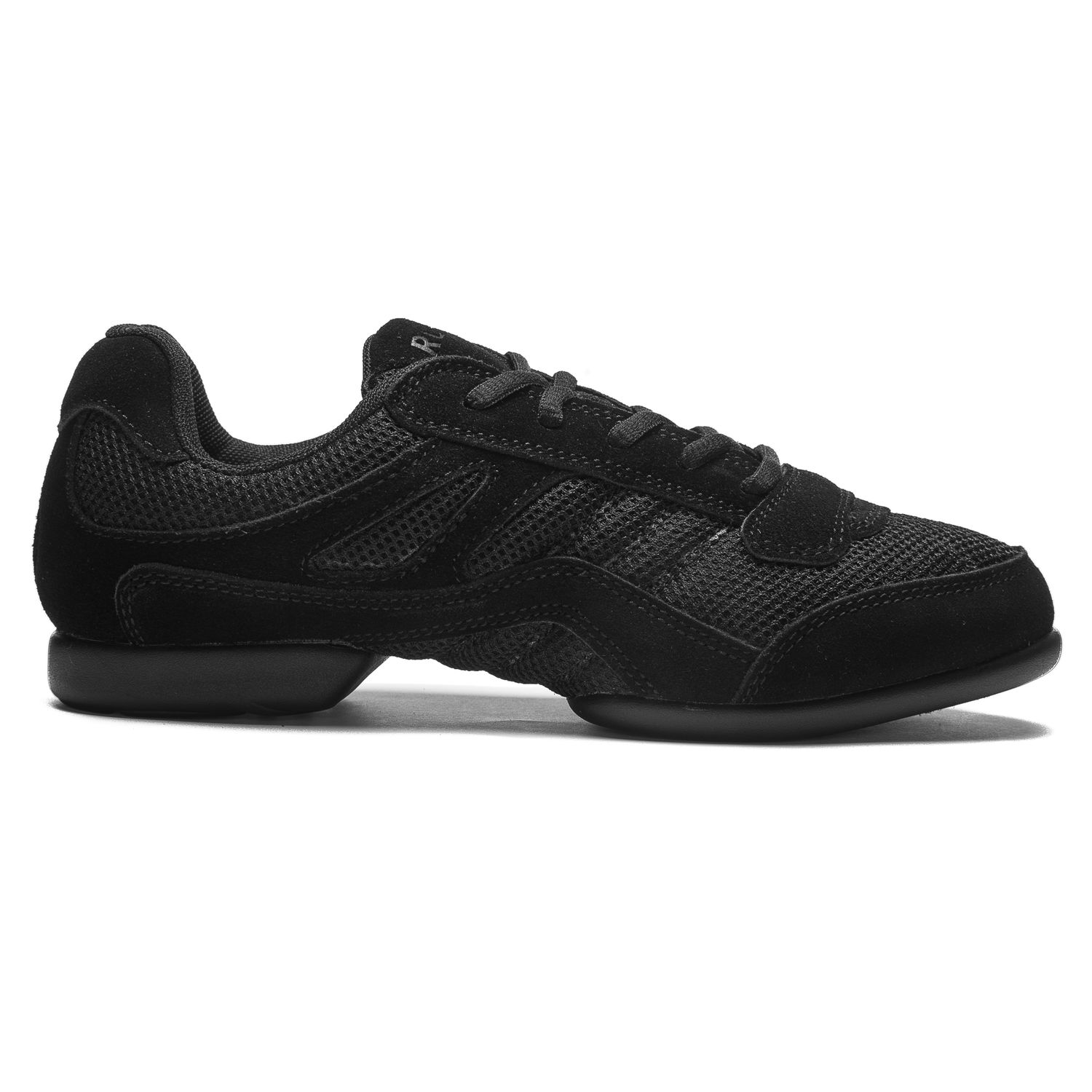 Tanzsneaker Samba geteilte Sohle schwarz