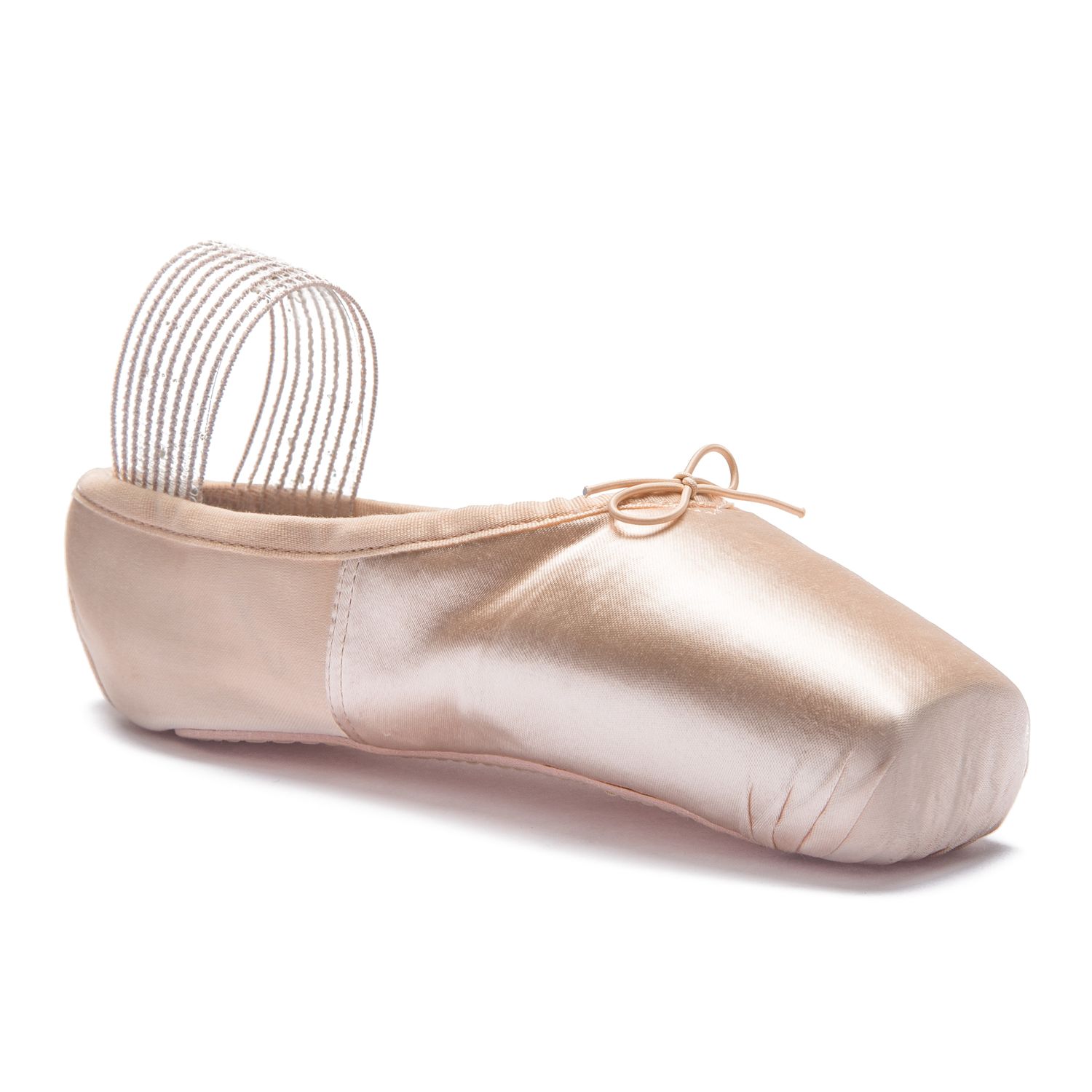 Ballett Spitzenschuhe Sansha Recital II Pfirsich Satin elastisches Zugband