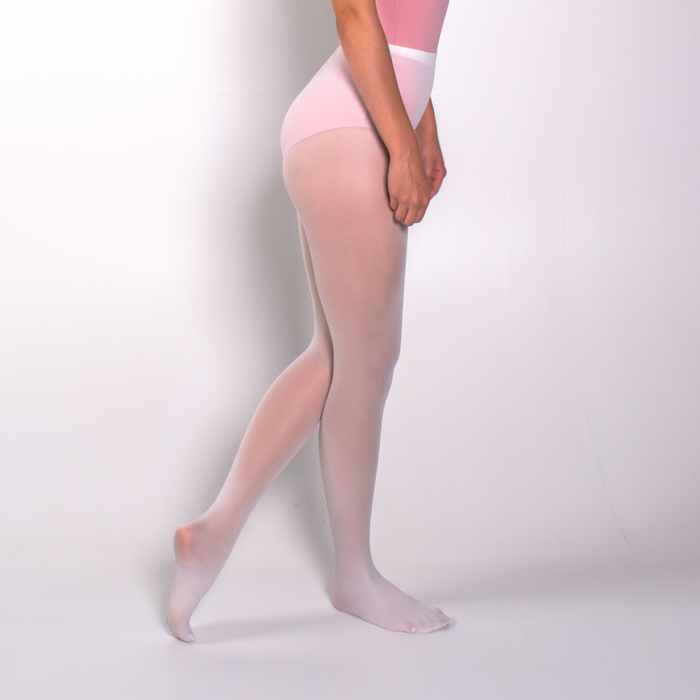 Economy Ballettstrumpfhose in Weiß für Damen und Kinder 
