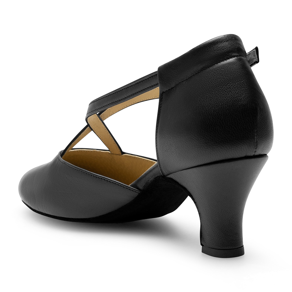 Soho Damen Tanzschuh mit 5 cm Absatz 9439 Damentanzschuh Schwarz