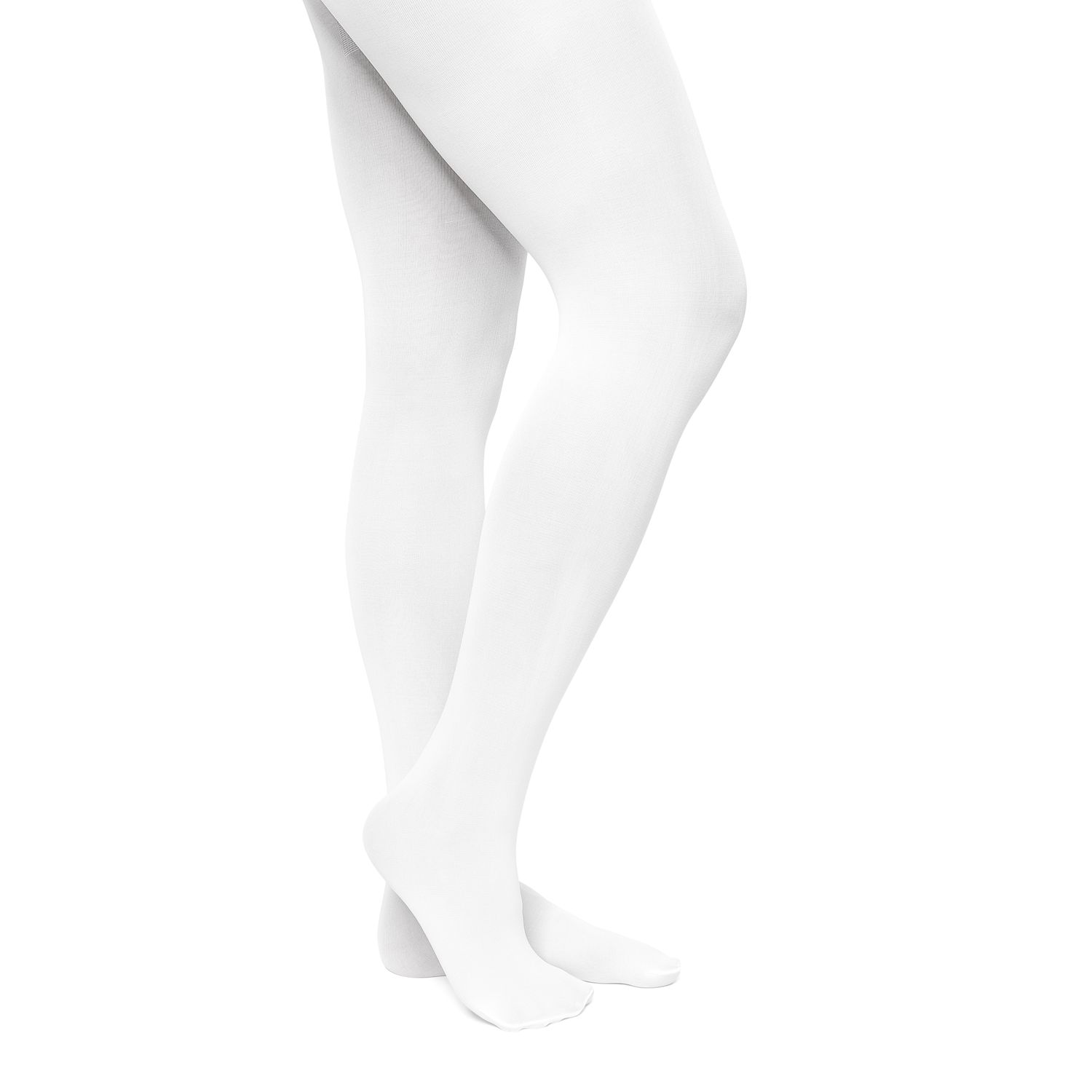 Economy Ballettstrumpfhose in Weiß für Damen und Kinder 