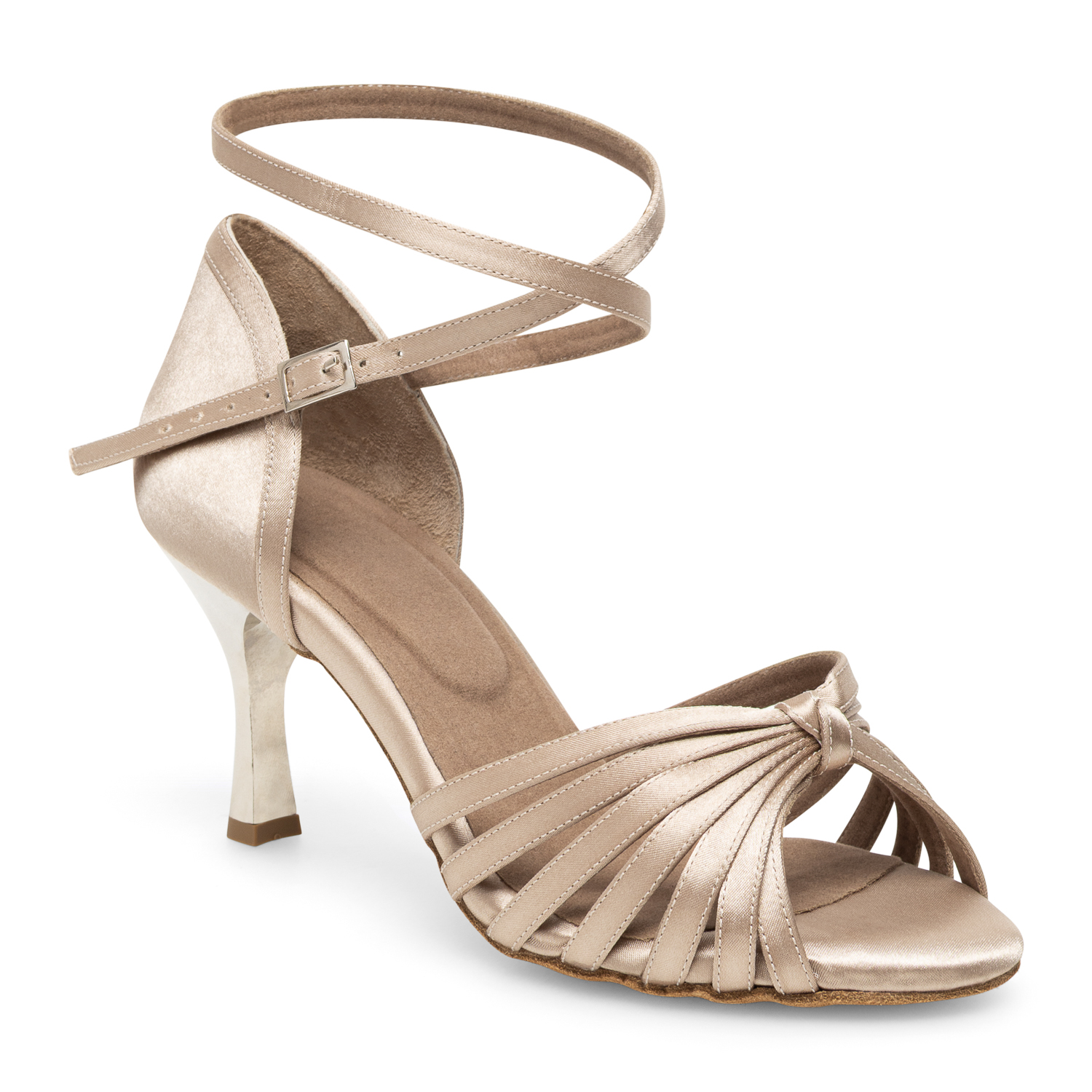 Spica satin dance shoes 2421 Beige