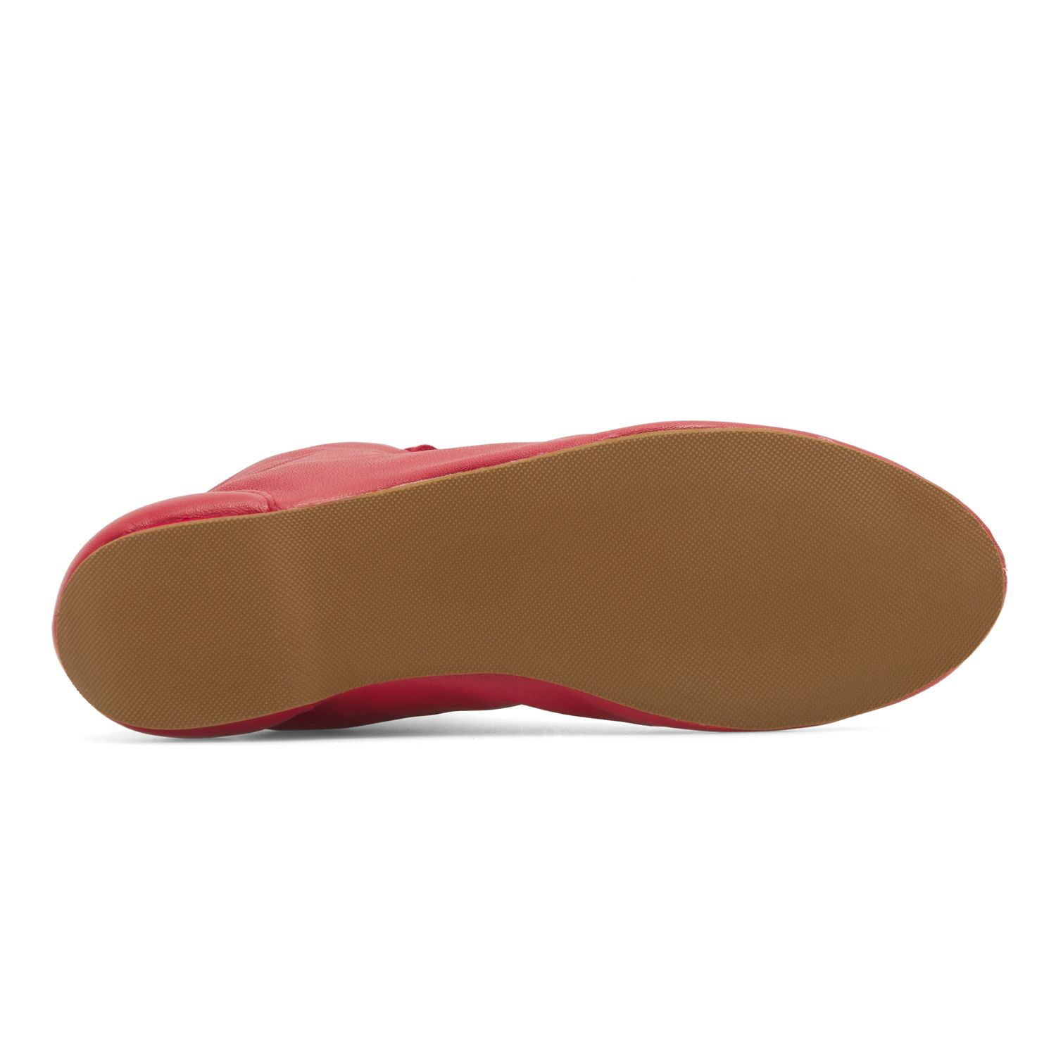 Roter Gardestiefel, hoch, durchgehende Gummisohle