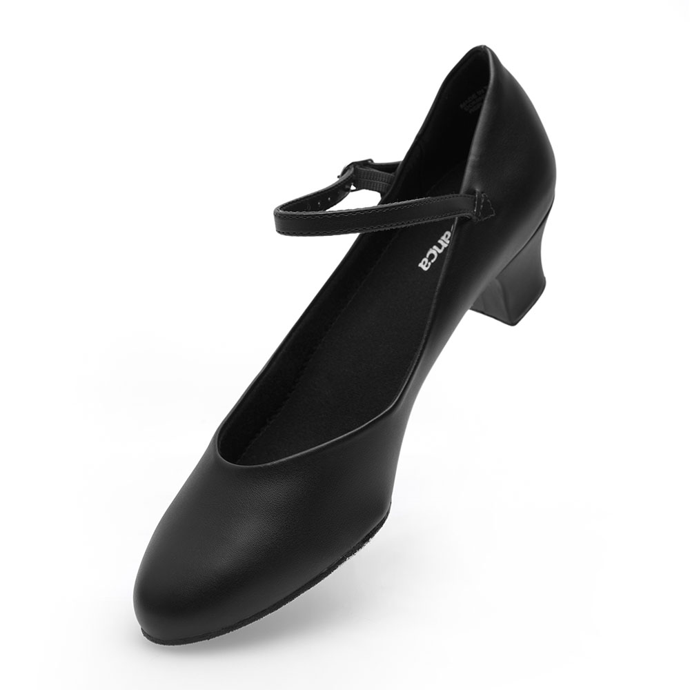 Damen Charakterschuhe Schwarz
