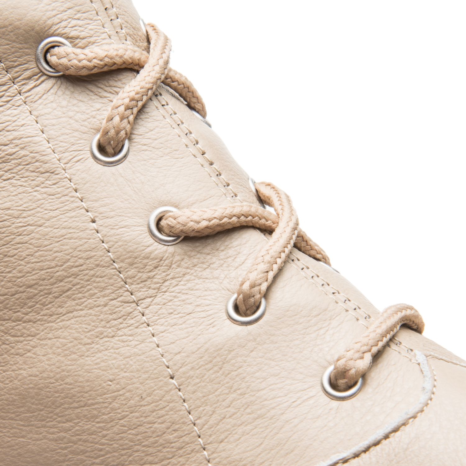 CanCan Stiefel aus Leder mit Chromledersohle beige