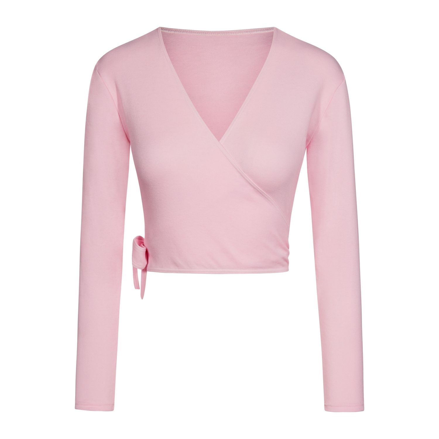 Damen und Kinder Wickeljacke pink
