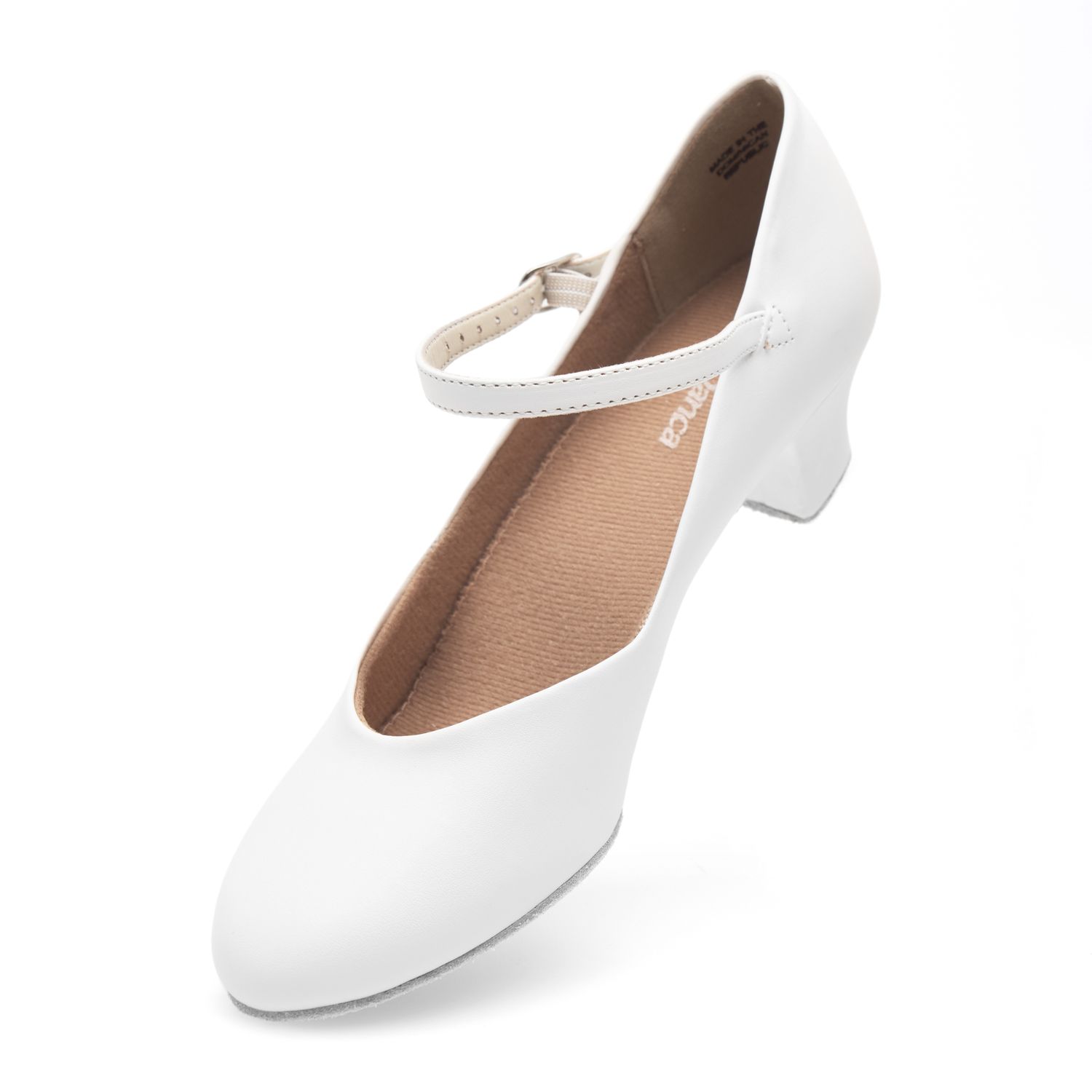 Damen Charakterschuhe Weiß