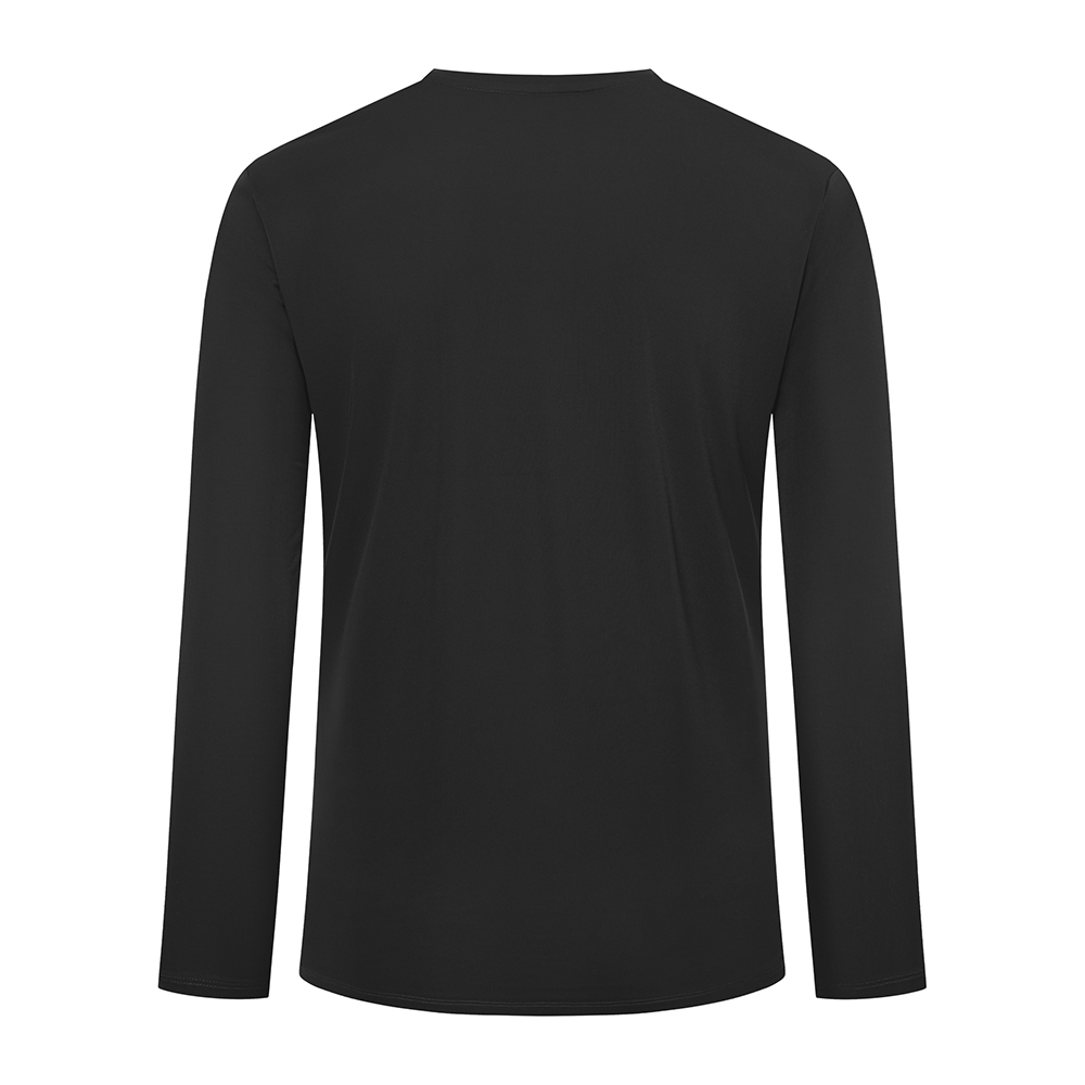 Herren Langarm-Tanzshirt mit V-Ausschnitt RU5803
