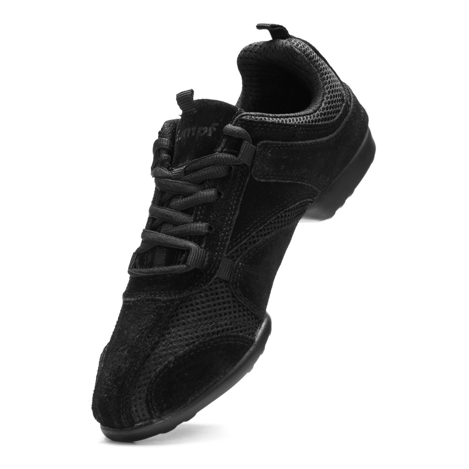 Tanzsneaker Nero geteilte Sohle schwarz
