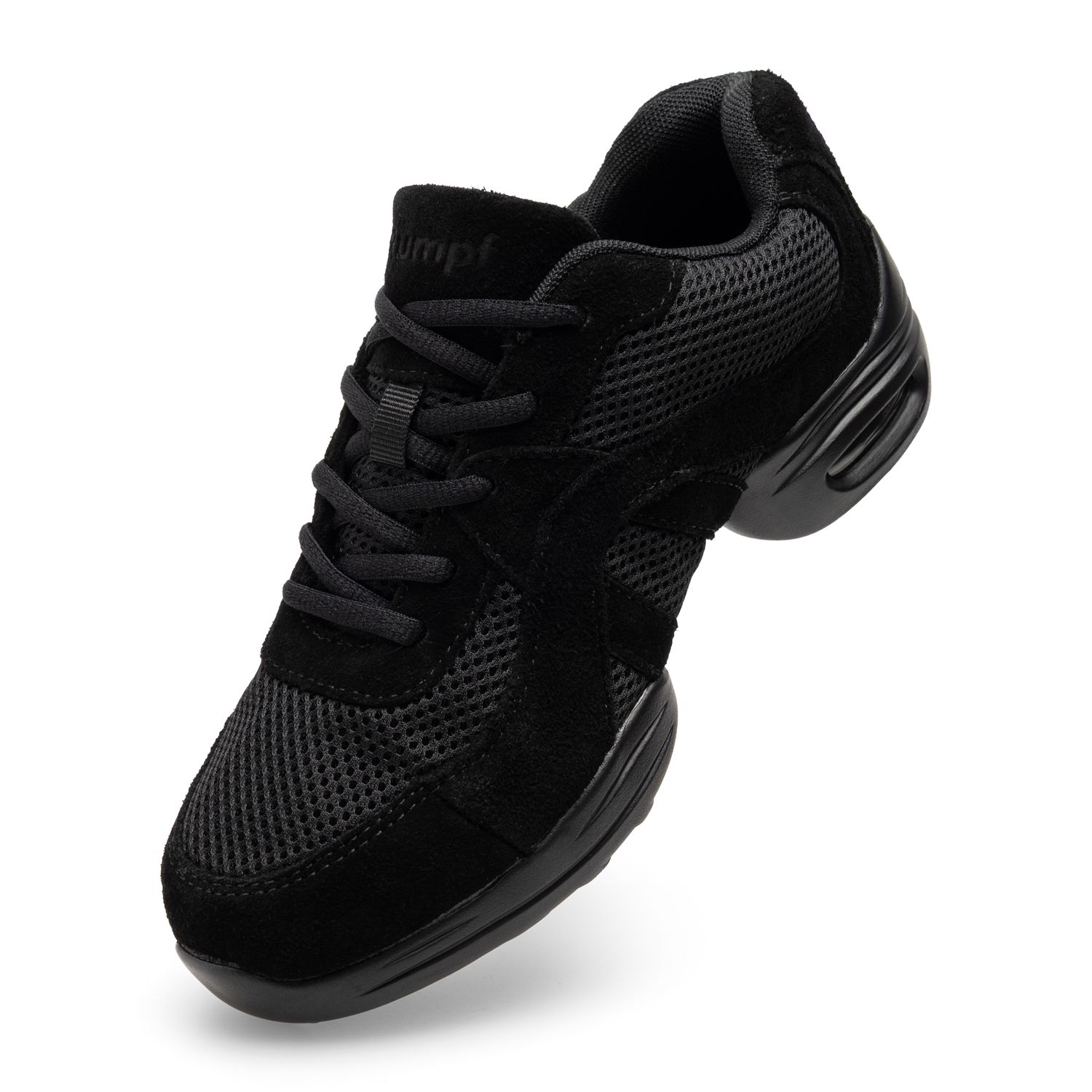 Tanzsneaker Luftpolster Schwarz