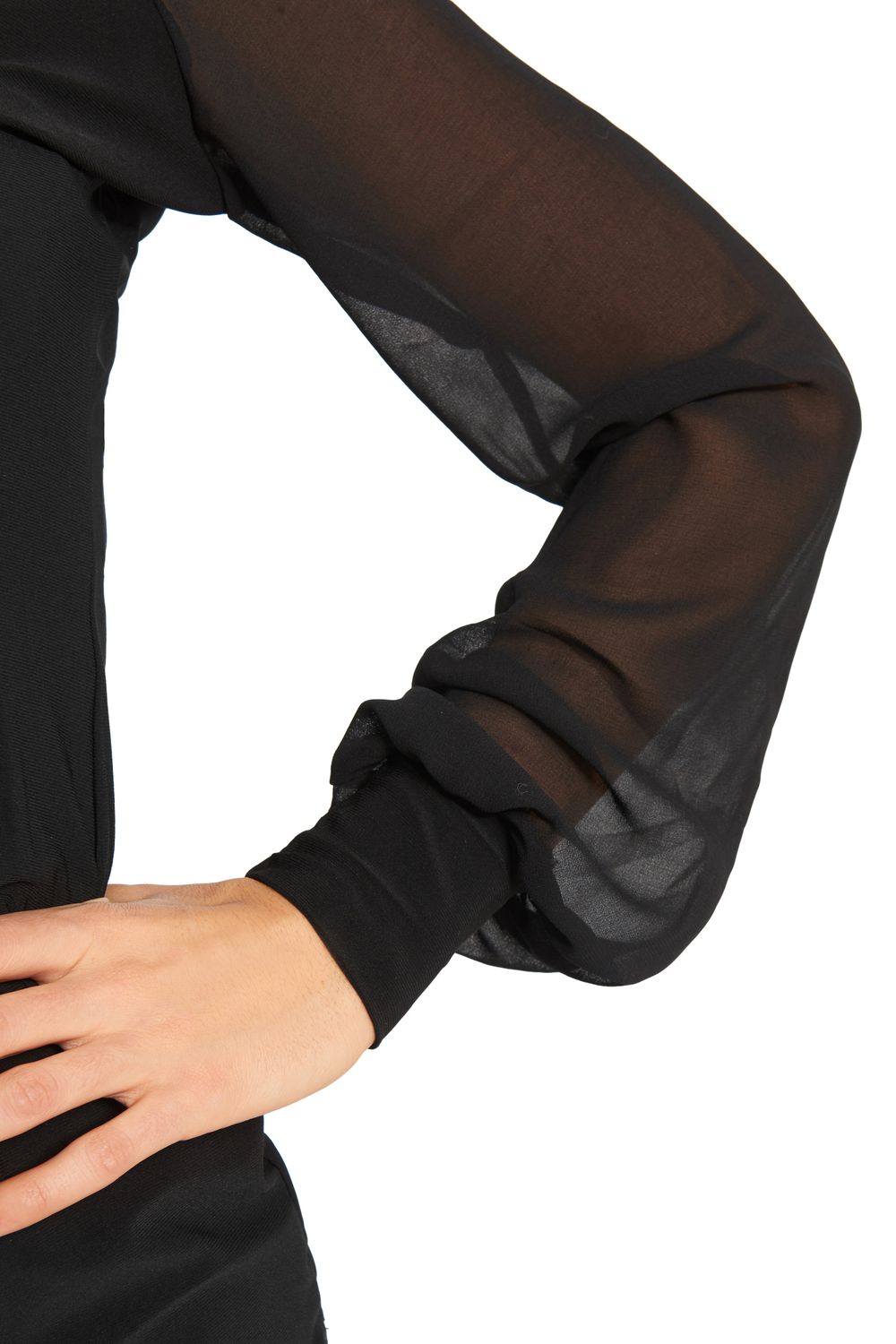 Damen Longshirt mit Chiffon-Ärmel Cannes RU5514