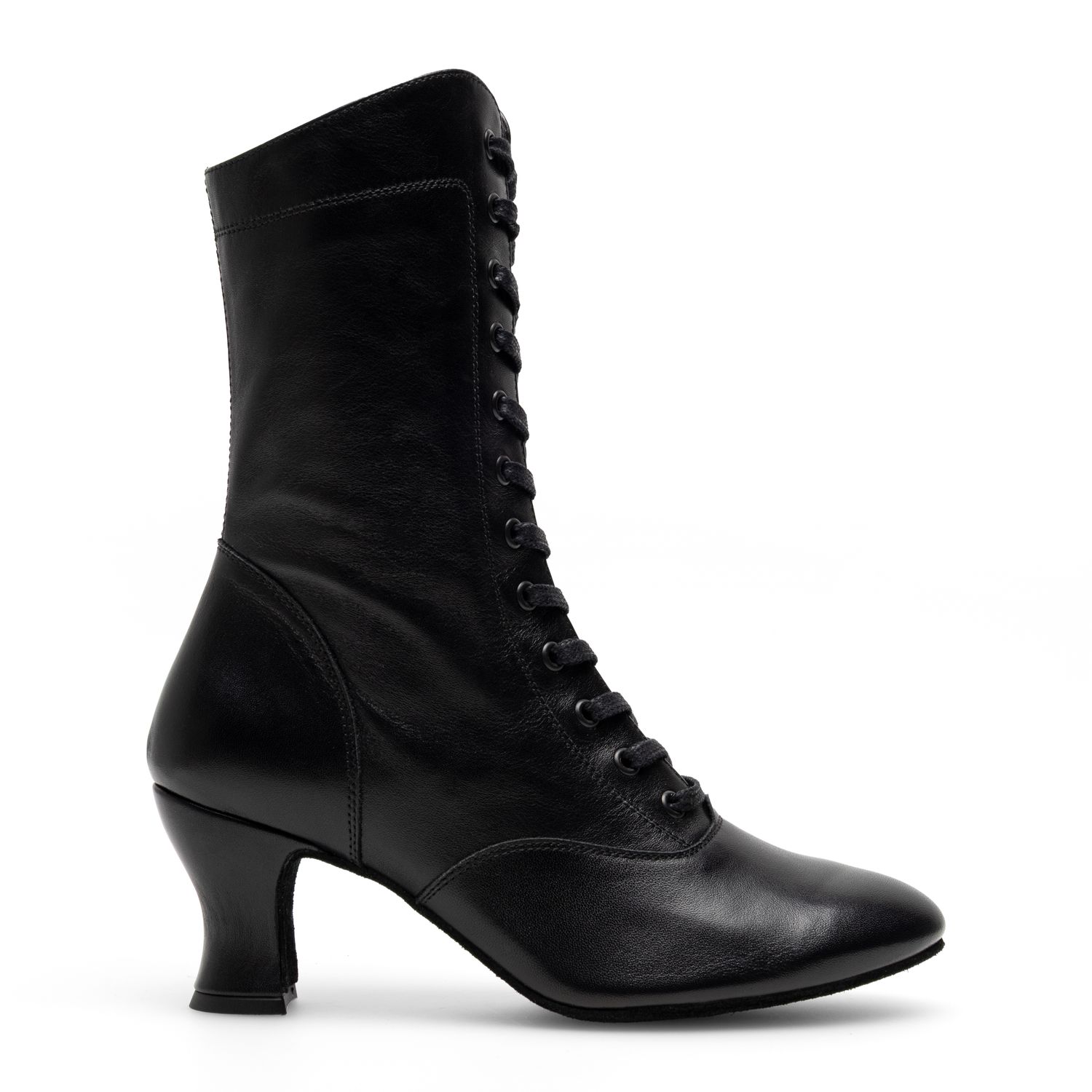 Tanzstiefel mit Absatz 5,5 cm Schwarz
