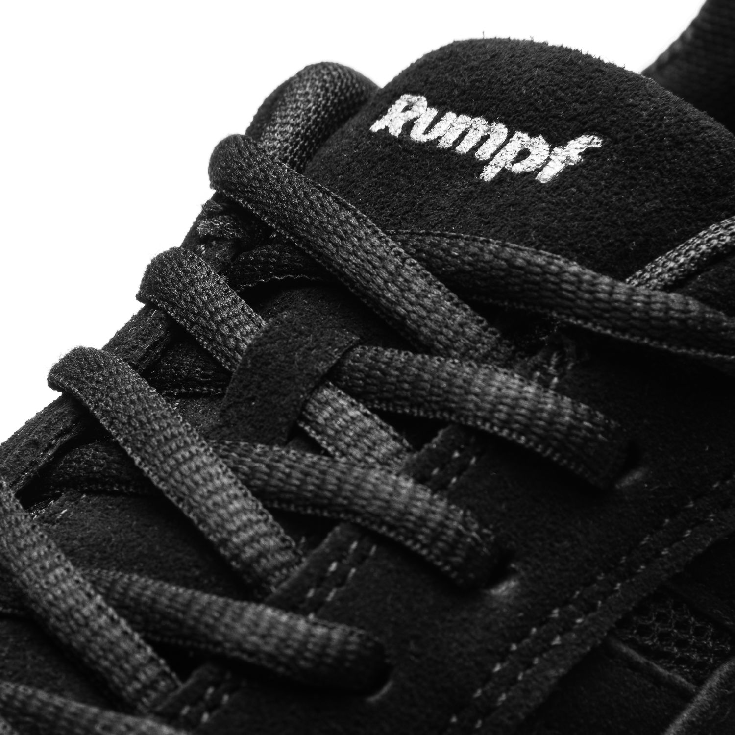 Tanzsneaker Jive geteilte Sohle mit Chromledereinsatz schwarz