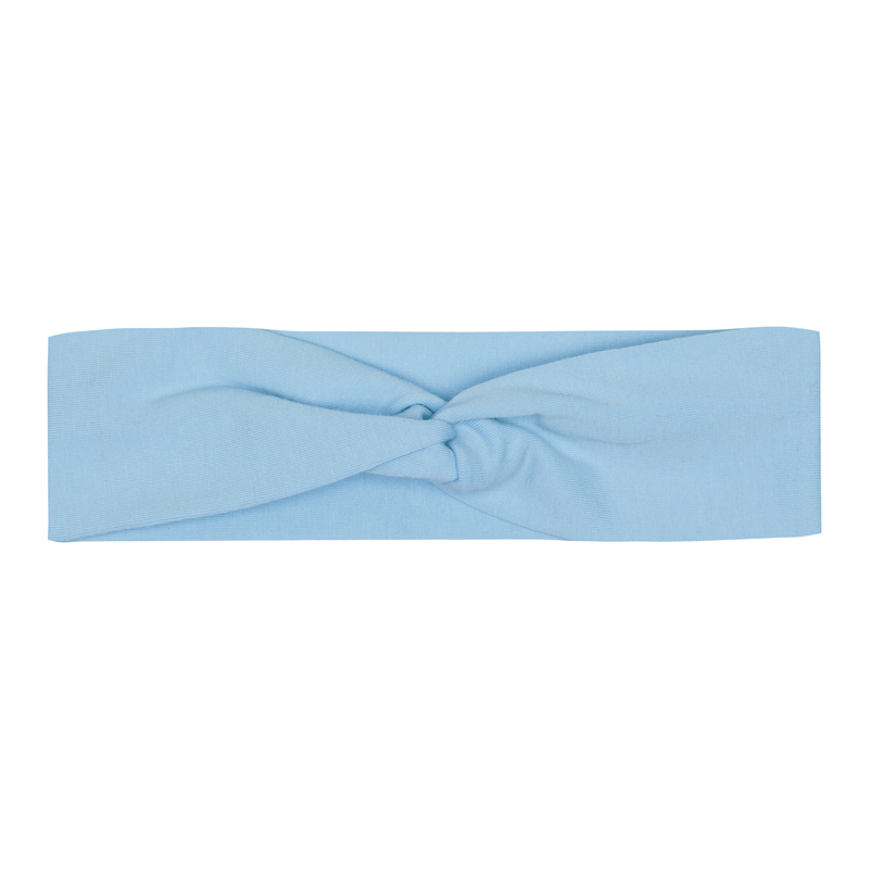 Breites Haarband mit Knoten-Design Hellblau