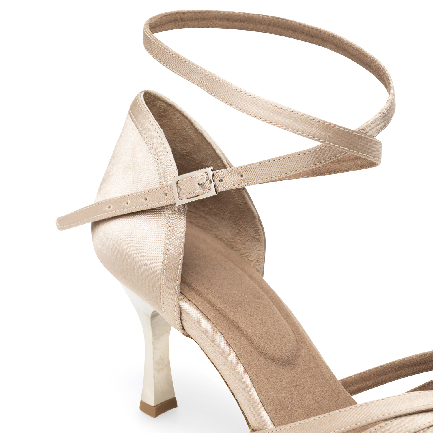 Spica satin dance shoes 2421 Beige