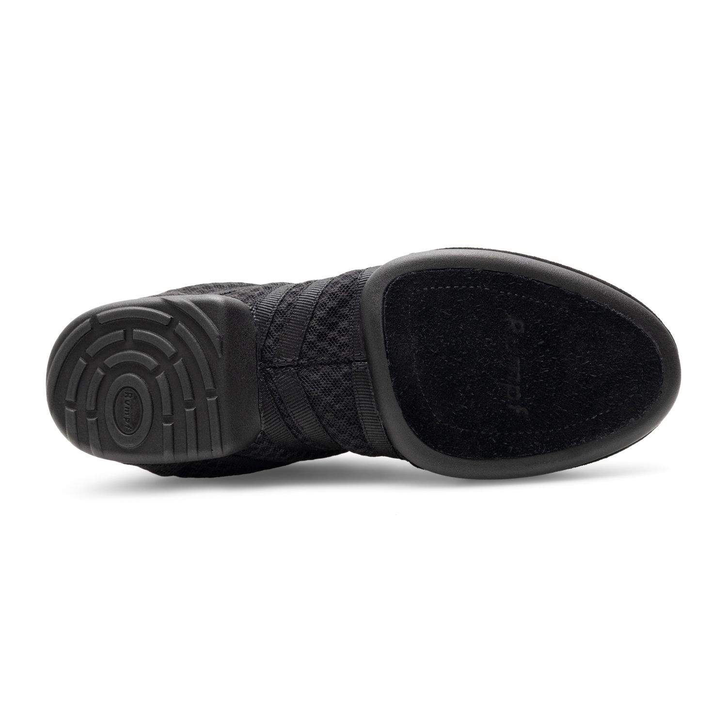 Sneaker mit geteilter PU-Sohle Schwarz