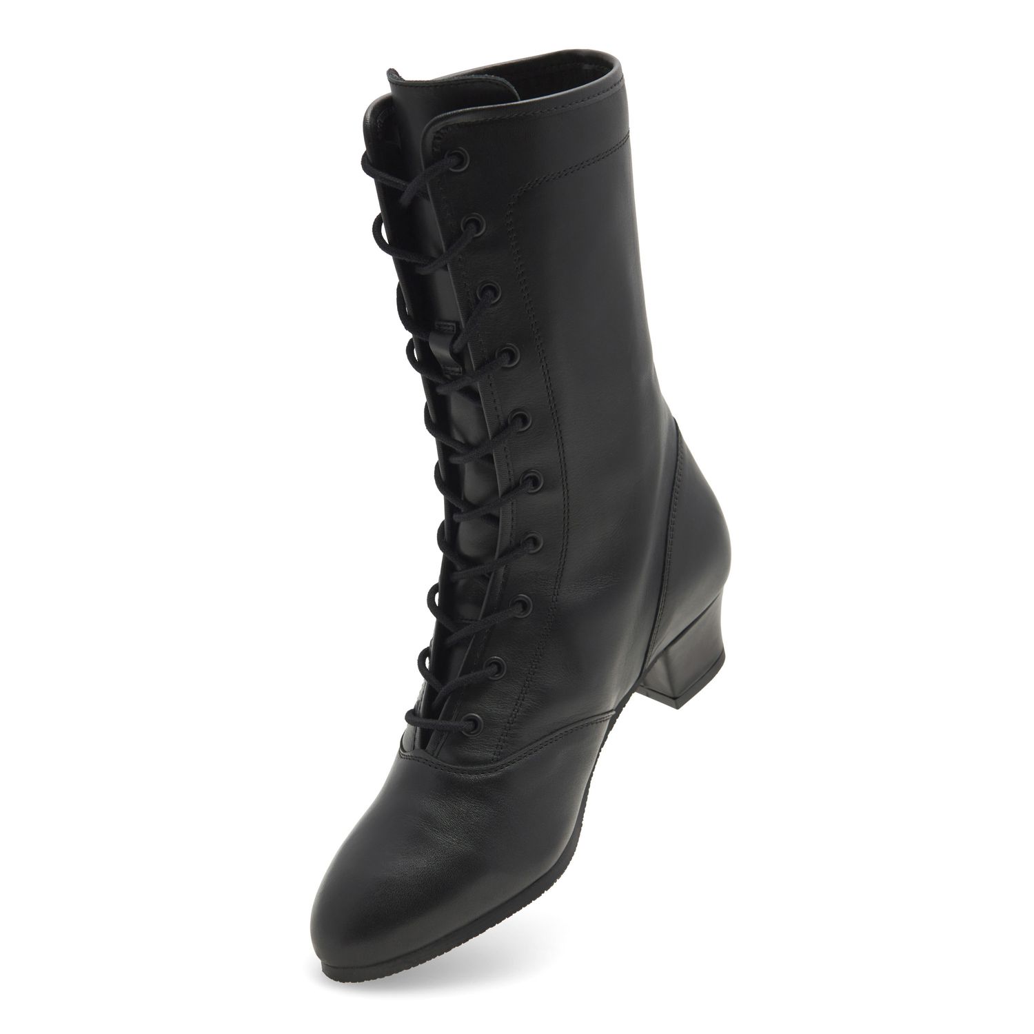Tanzstiefel aus Leder mit Gummisohle