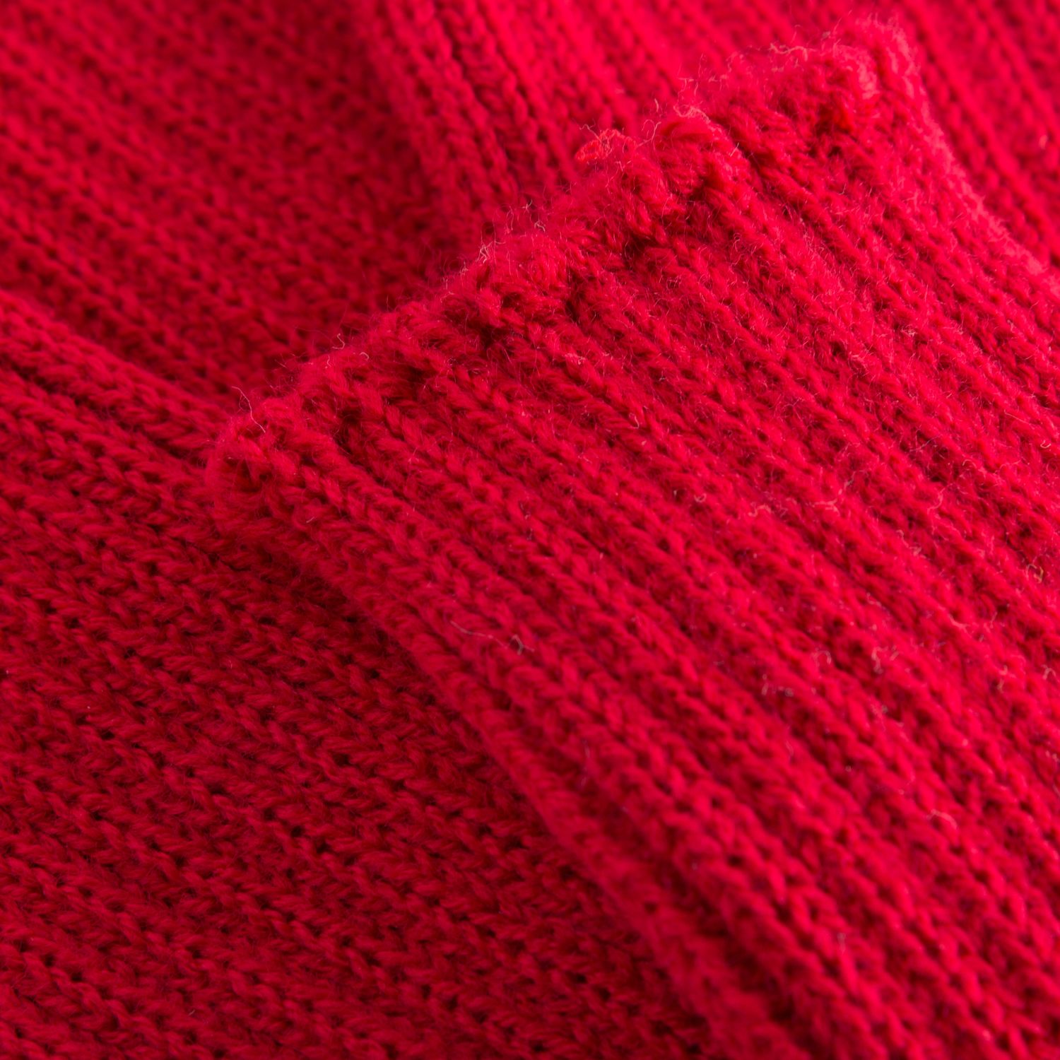 Stulpen mit Fersenloch Länge ca. 40 cm rot