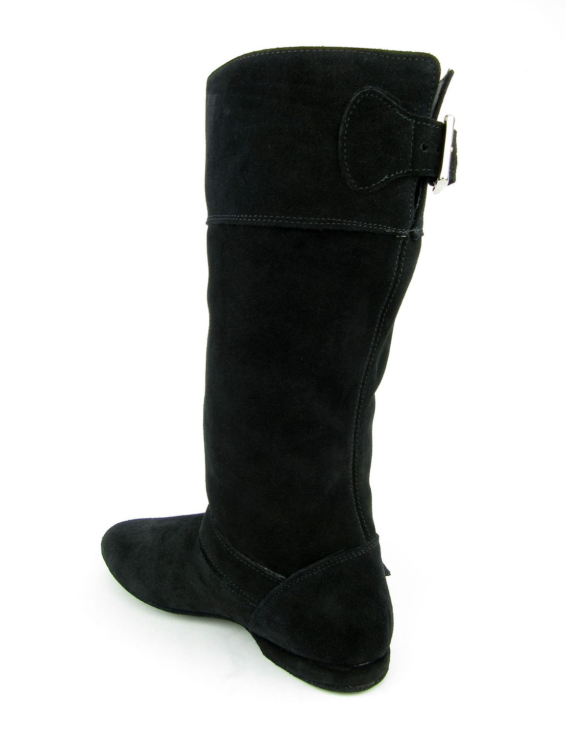 West Coast Swing Stiefel aus Leder mit Chromledersohle 