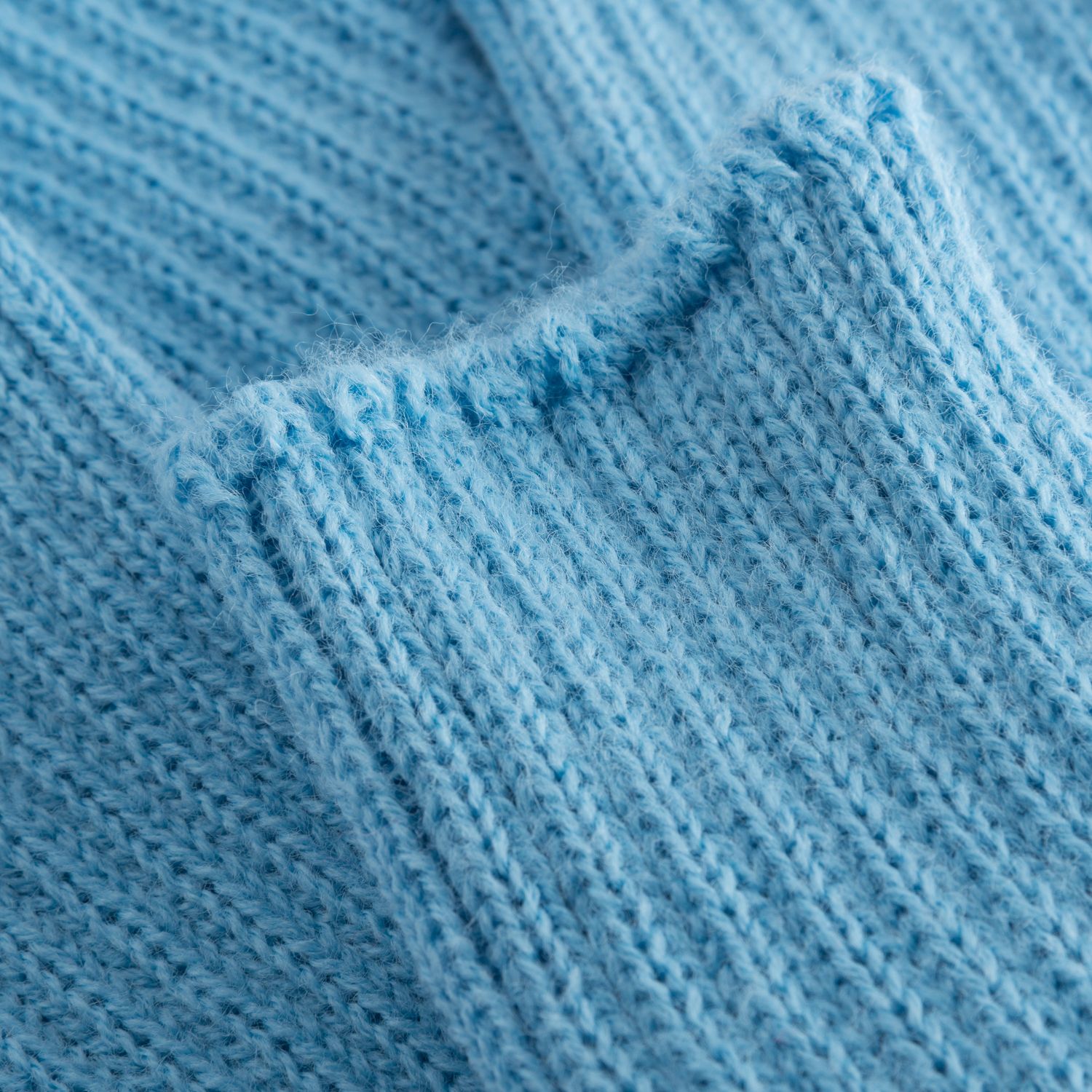 Stulpen mit Fersenloch Länge ca. 40 cm hellblau 