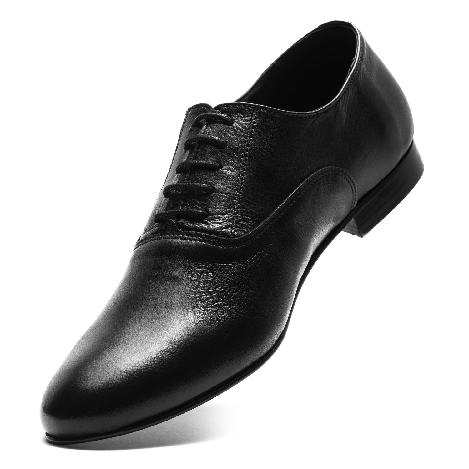 Mario Herrentanzschuhe Oxford Schnürung Schwarz