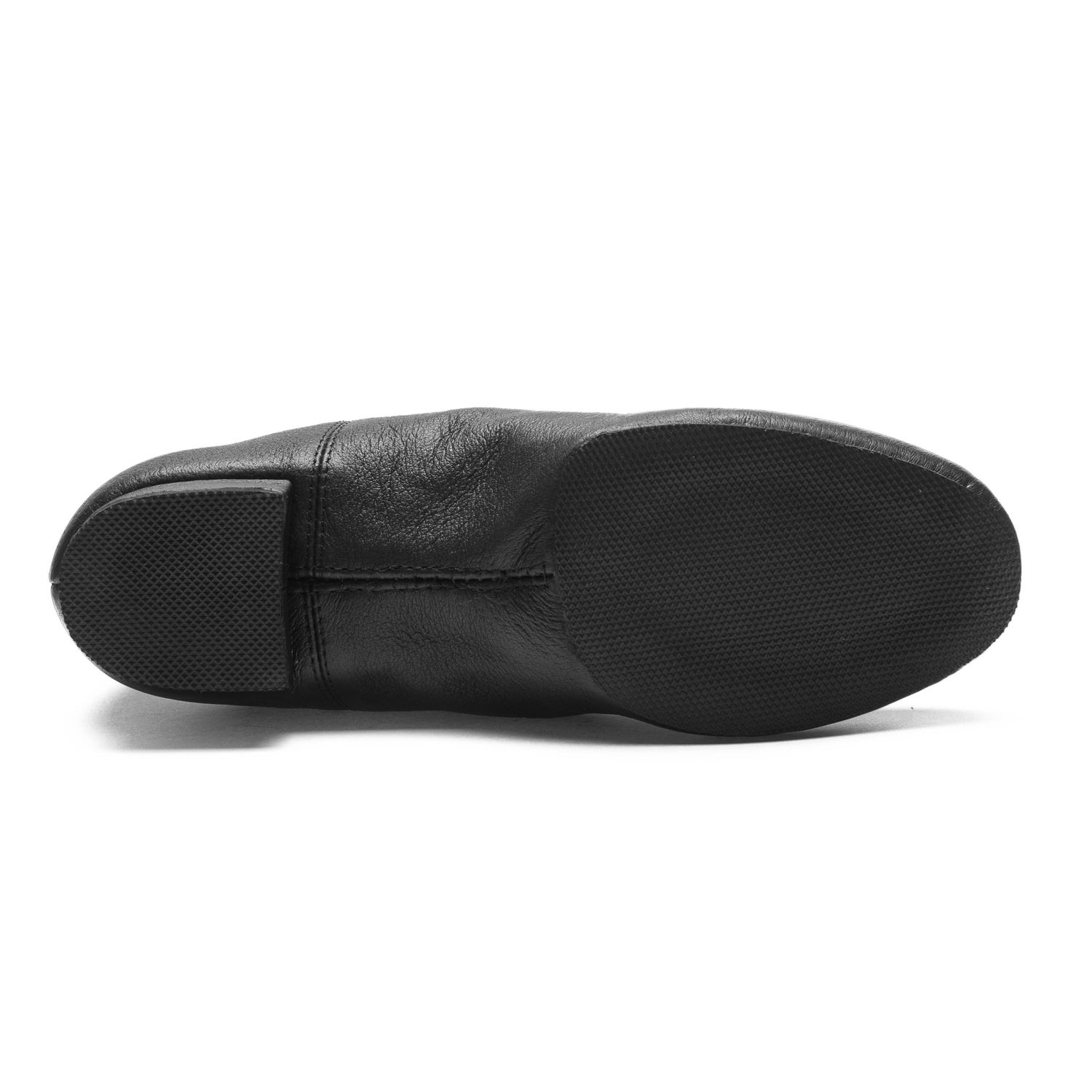 5th Avenue Jazzschuhe aus Leder mit geteilter Gummisohle schwarz 