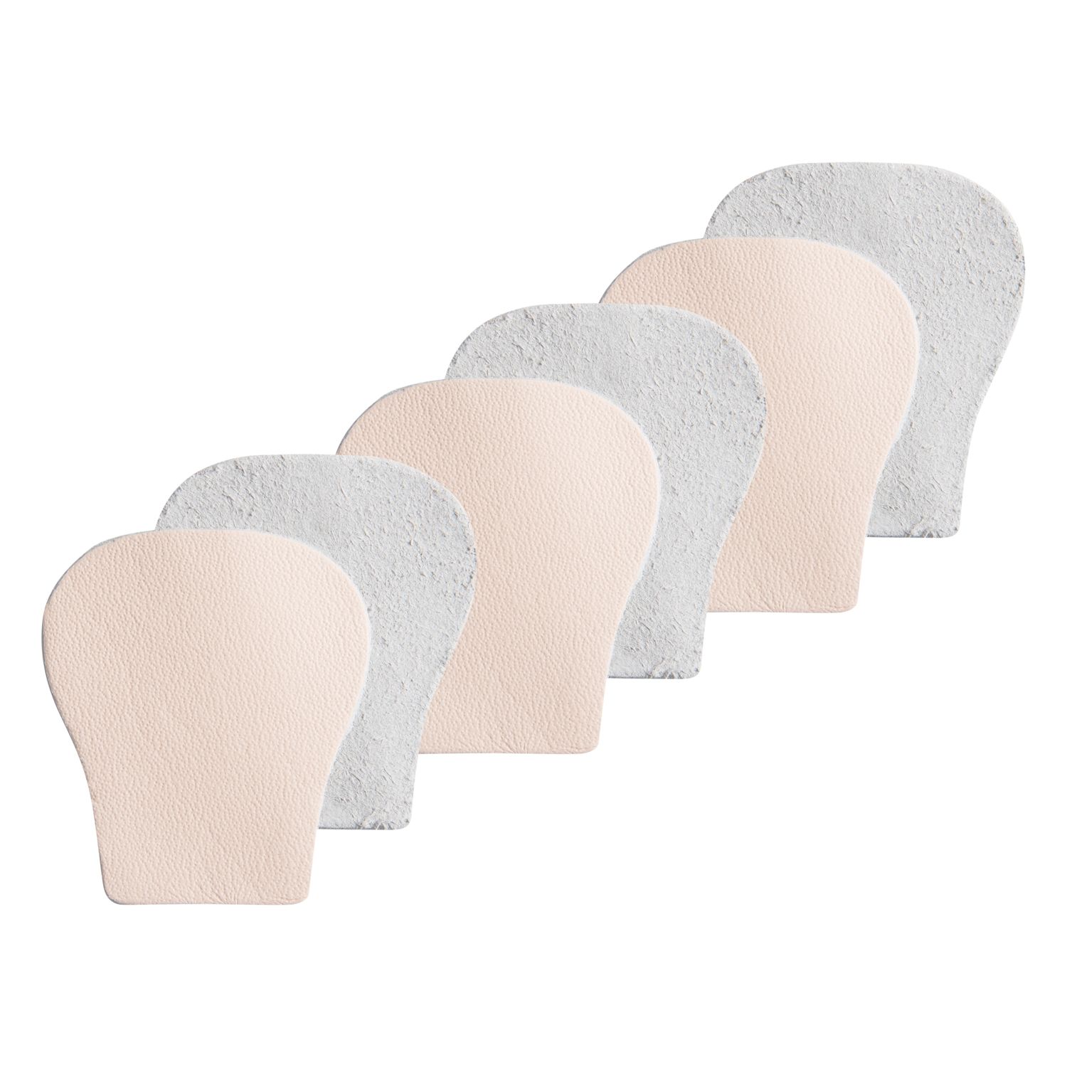 Kappen aus Leder für Spitzenschuhe (3 Paar)