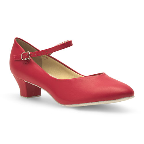 Damen Charakterschuhe Rot