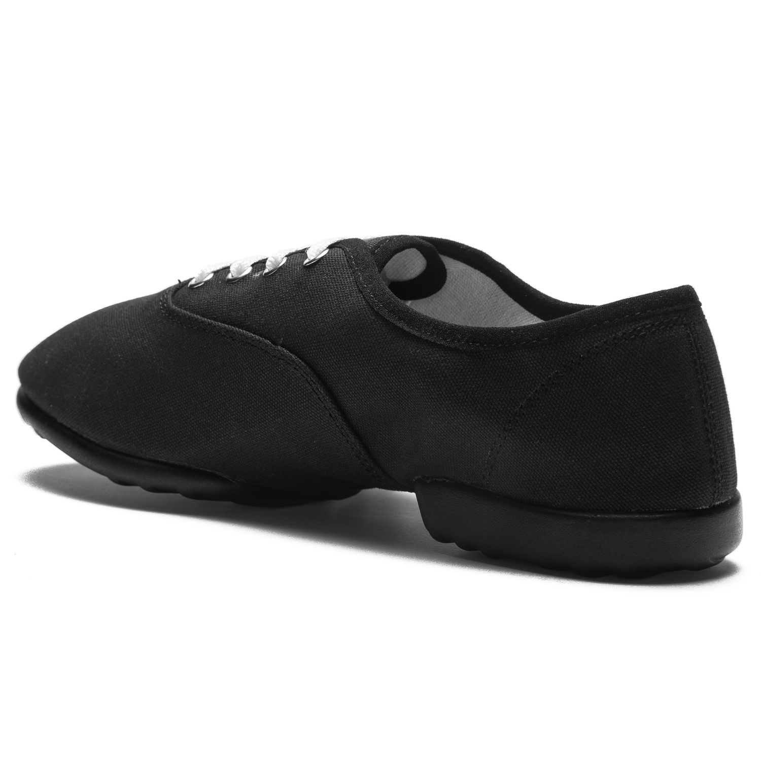 Bee Tanzsneaker vegan aus Leinen mit geteilter Kunststoffsohle 1515 Bee Tanzsneaker vegan aus Leinen mit geteilter Kunststoffsohle schwarz